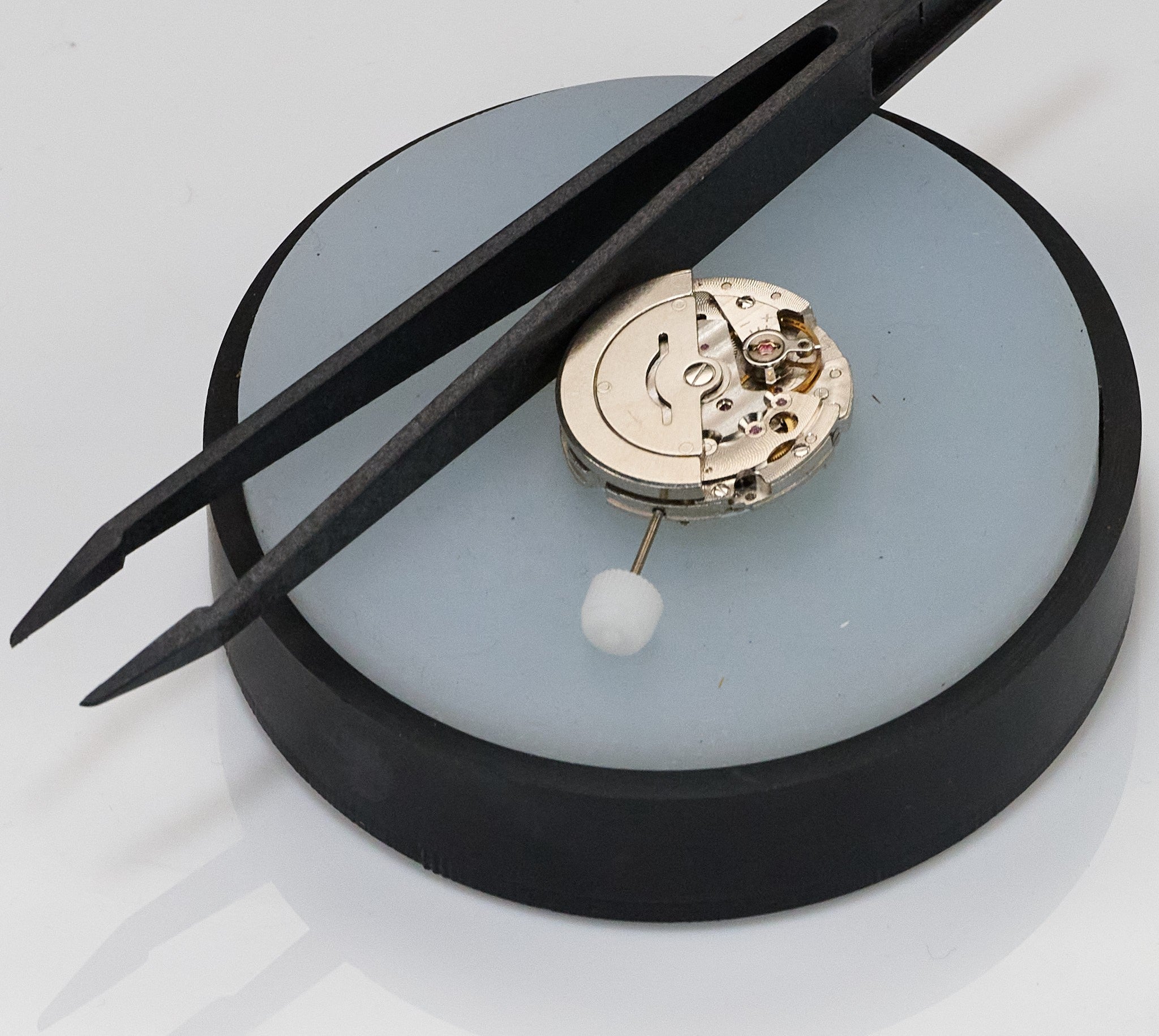 XL Watch Movement Cushion GEL Derlin Base 75mm Movement Repairs Case Holder Tool