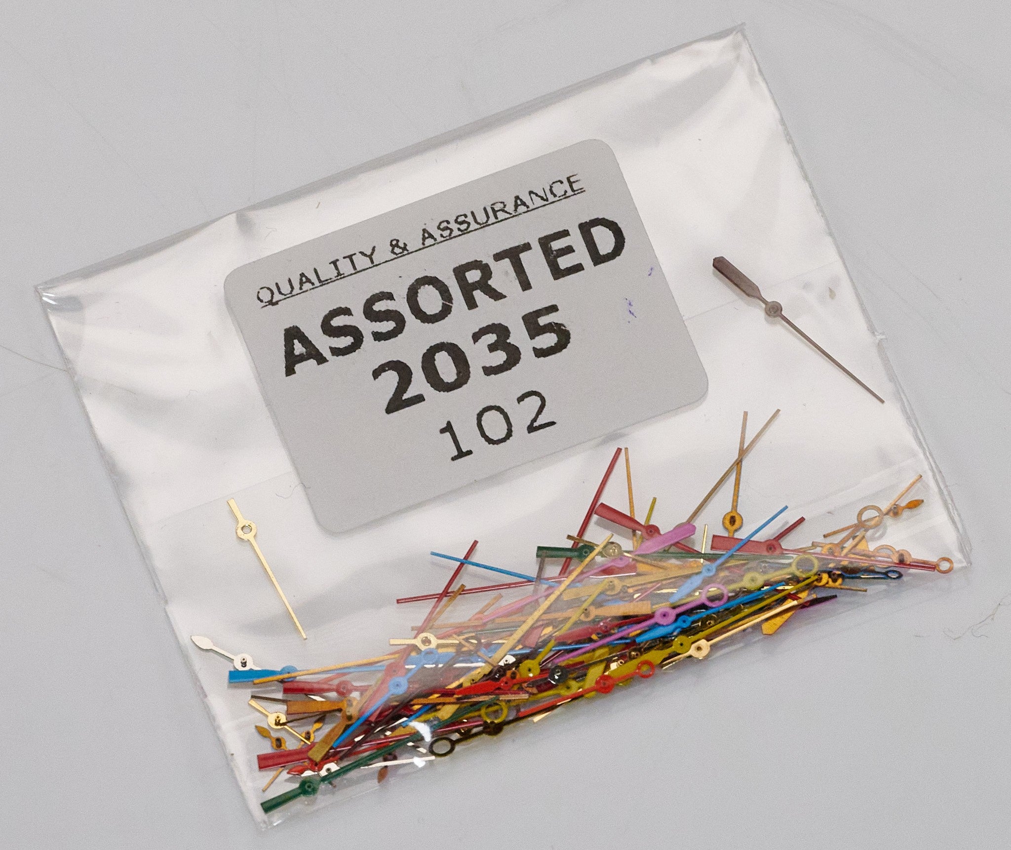 100x Mixed Centre Seconds Watch Hands Watchmakers Repairs Spares Parts 2035