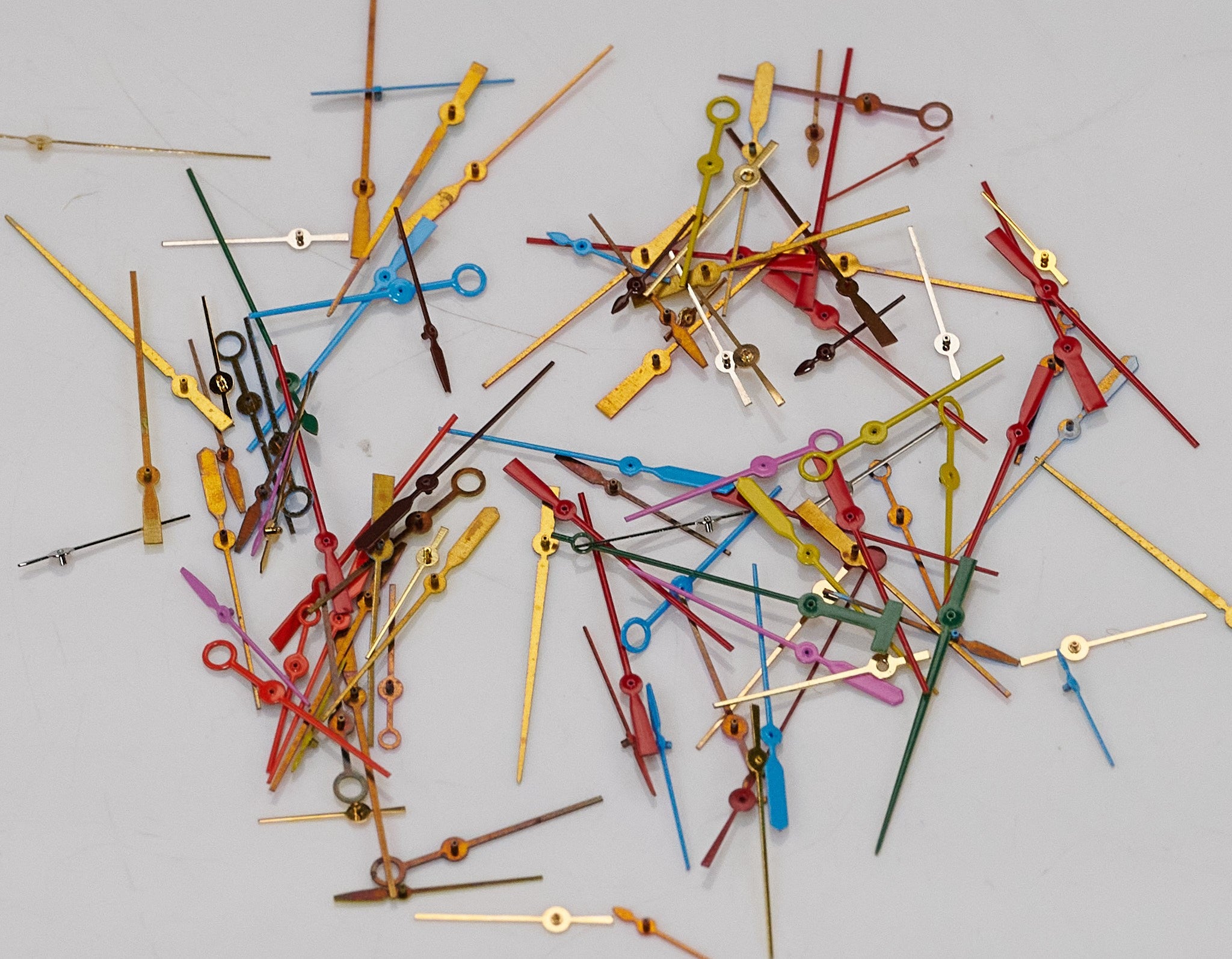 100x Mixed Centre Seconds Watch Hands Watchmakers Repairs Spares Parts 2035