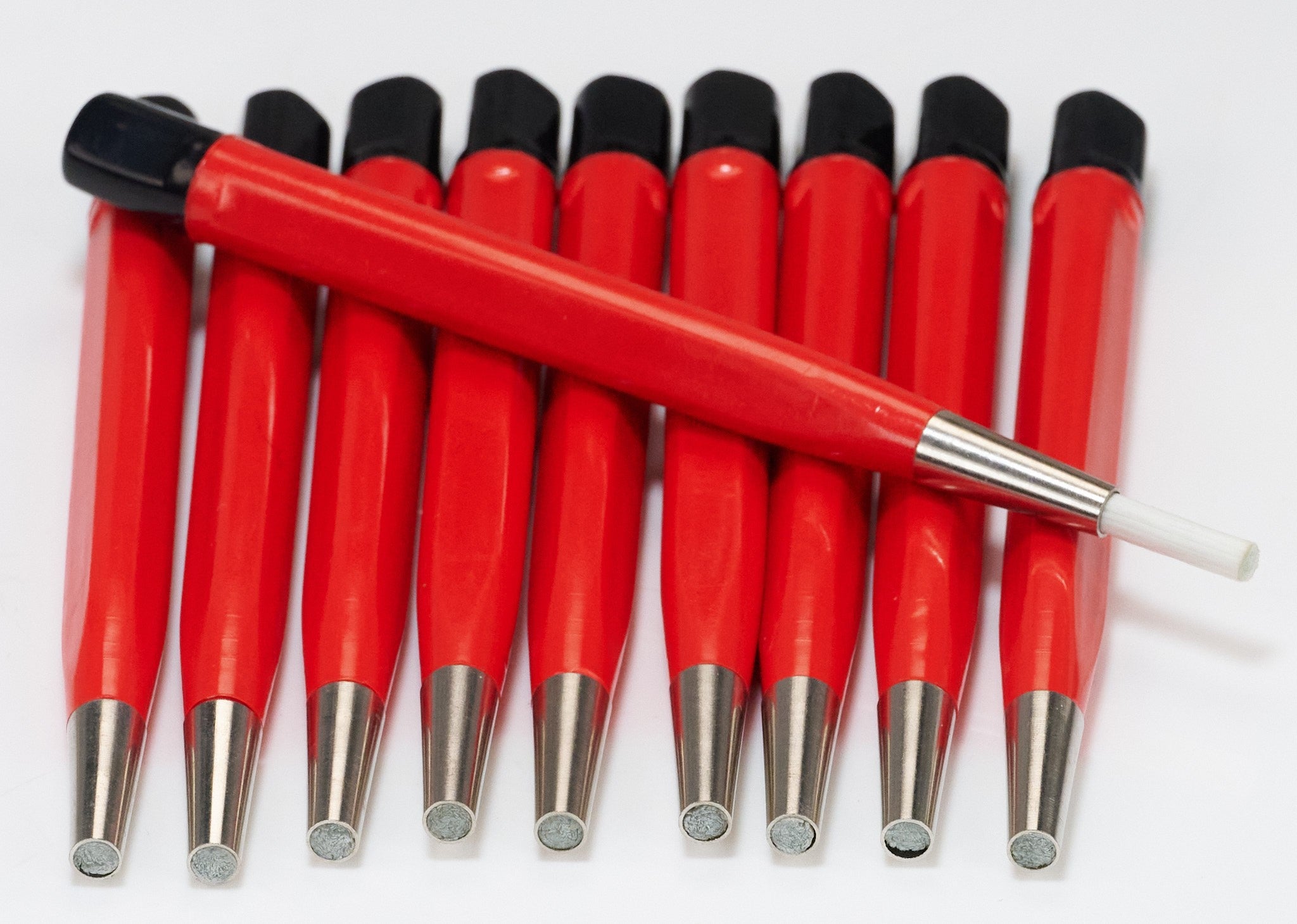 10x Fibre Glass Scratch Brush Brushed Finish Watch Clean Removes Rust Scratches