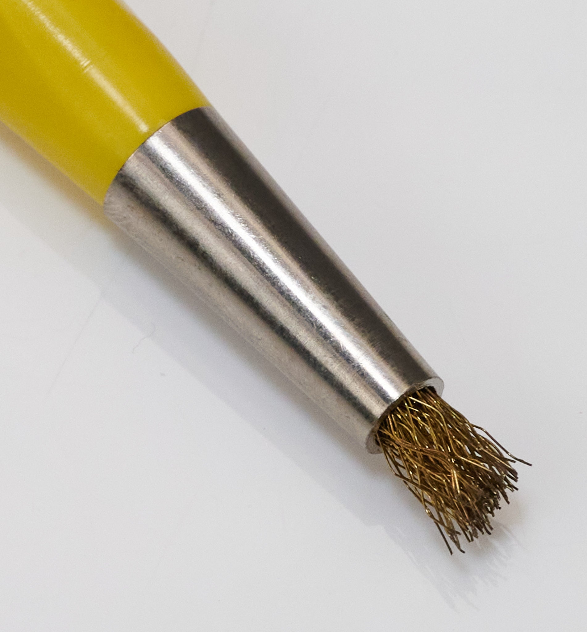 BRASS Scratch Brush Watch Clean Removes Rust Scratches 3x SPARE BRUSHES