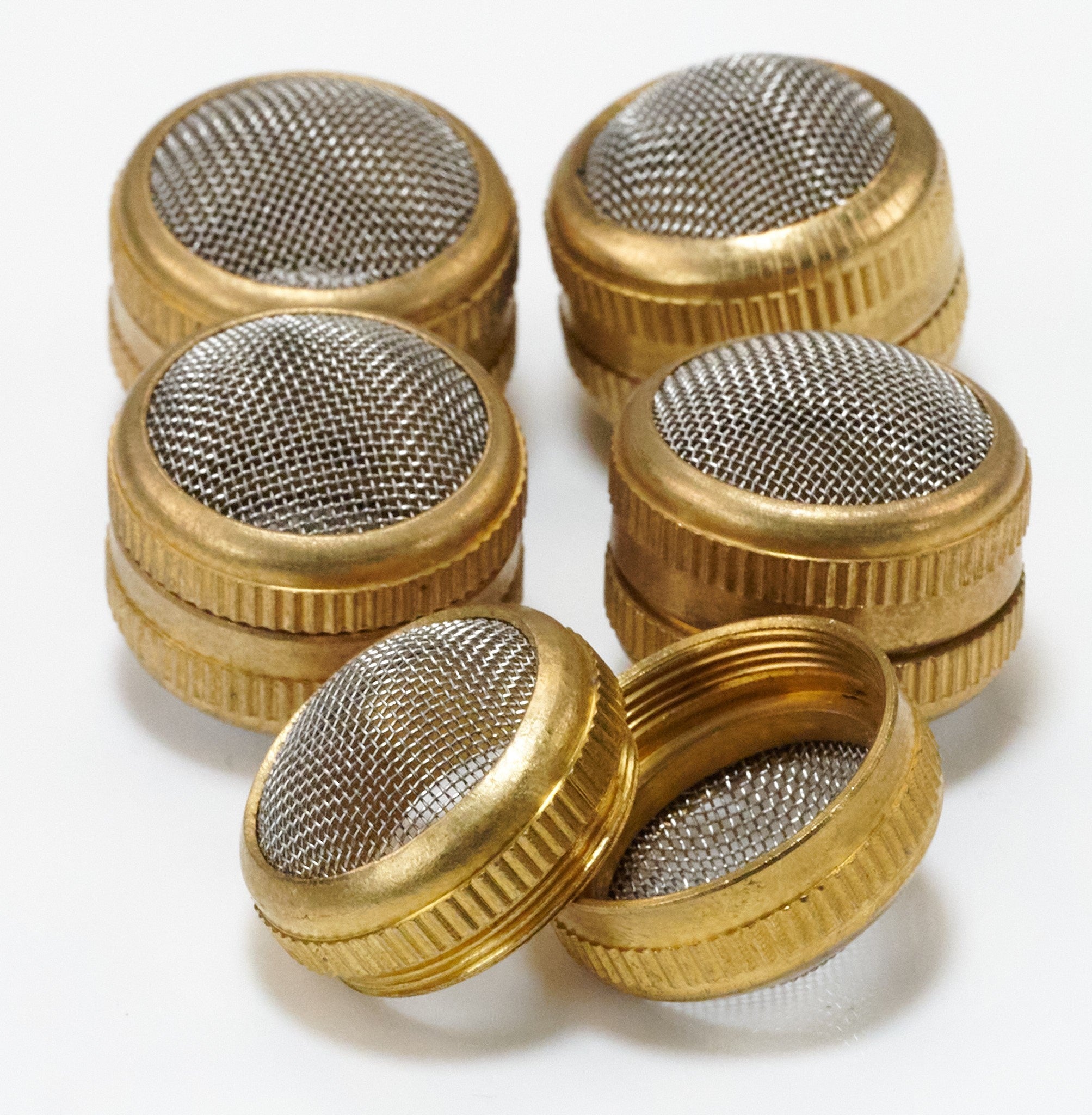 5x Brass Cleaning Mesh Container Screw Basket 24mm Holder Ultrasonic Watch Parts