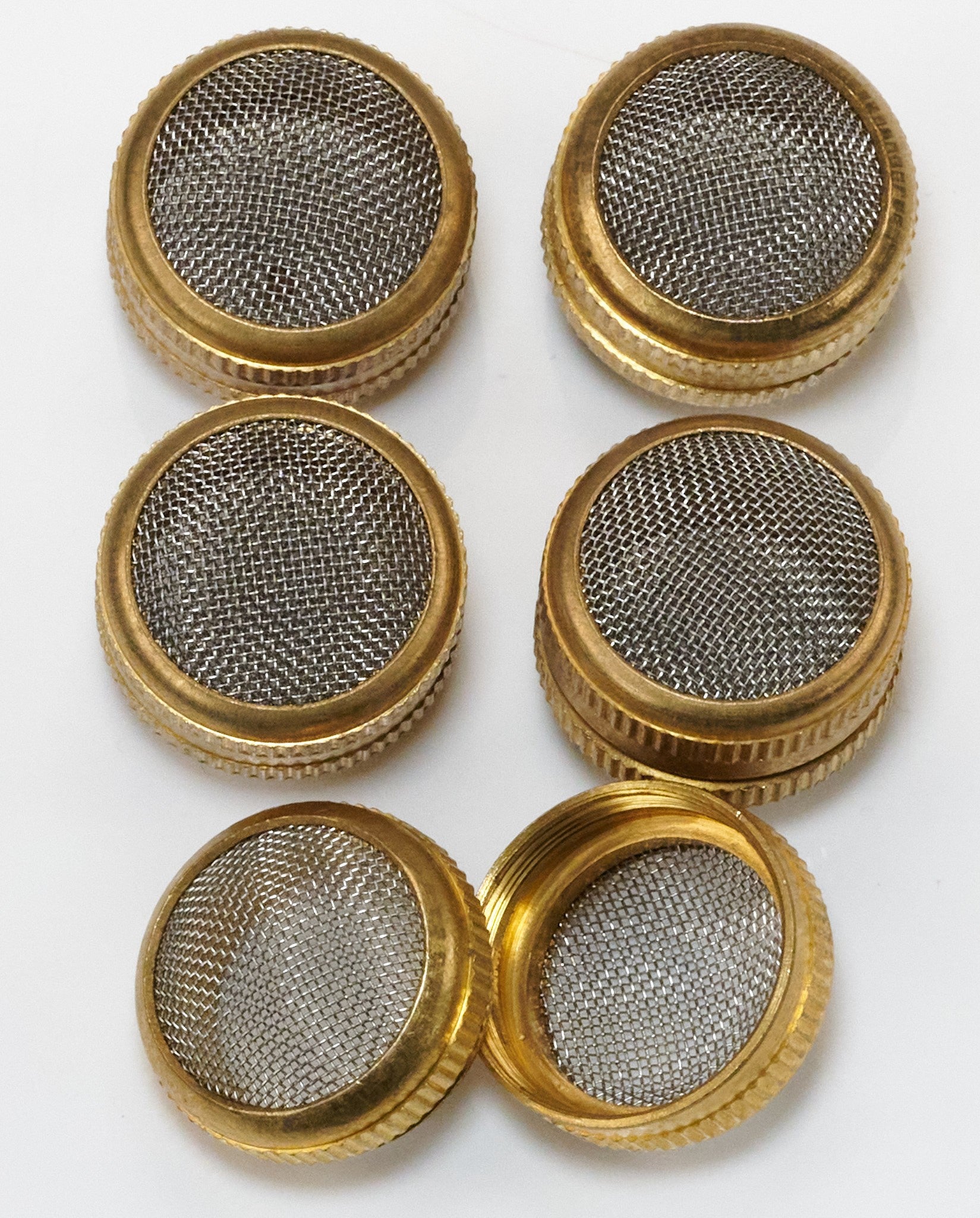 5x Brass Cleaning Mesh Container Screw Basket 24mm Holder Ultrasonic Watch Parts