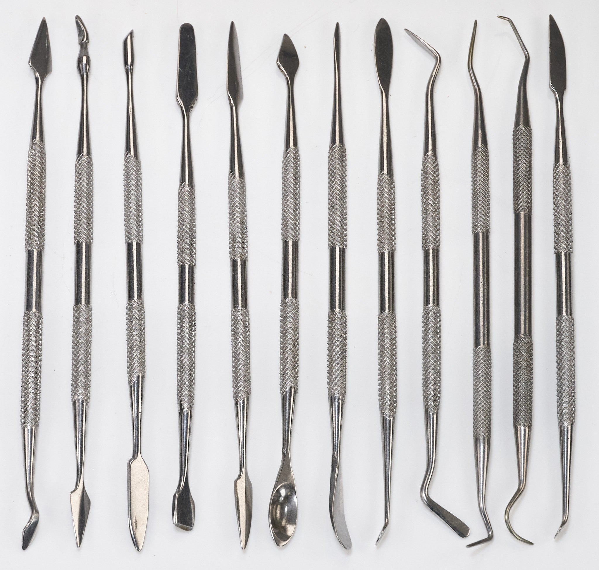 12 stainless steel Wax Carvers Set Model Clay Carving Tool Soap  Spatulas Tool