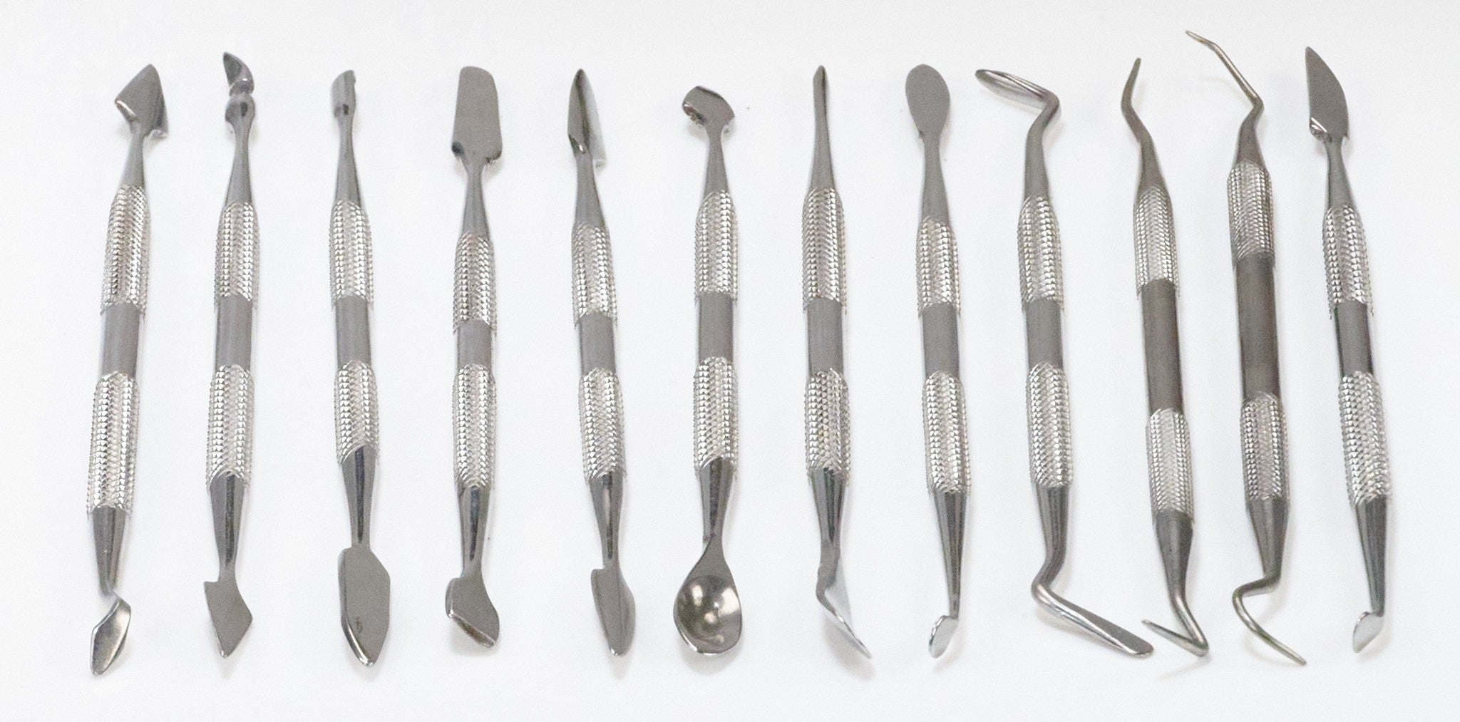 12 stainless steel Wax Carvers Set Model Clay Carving Tool Soap  Spatulas Tool