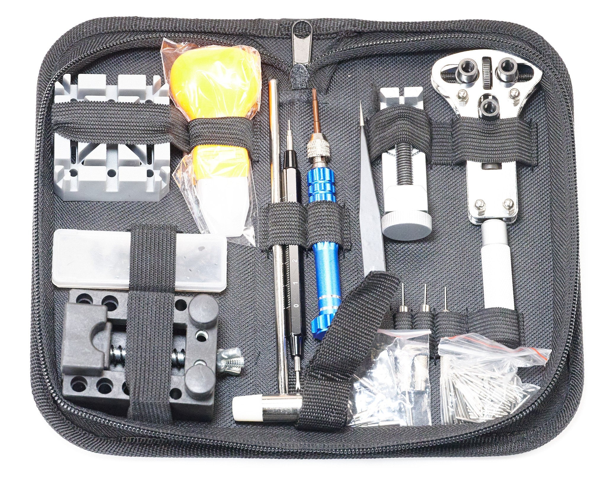 Watch Repair Tool Kit Watchmakers Battery & Strap Case Opener Links