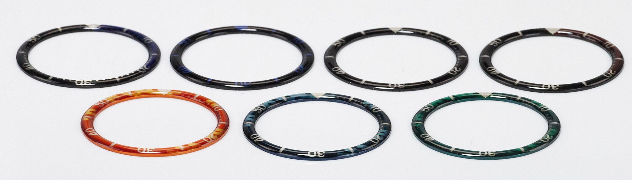 38mm Resin Flat Watch Bezel Insert Part Fits SKX007 Watch Case NH35 NH36 Seiko