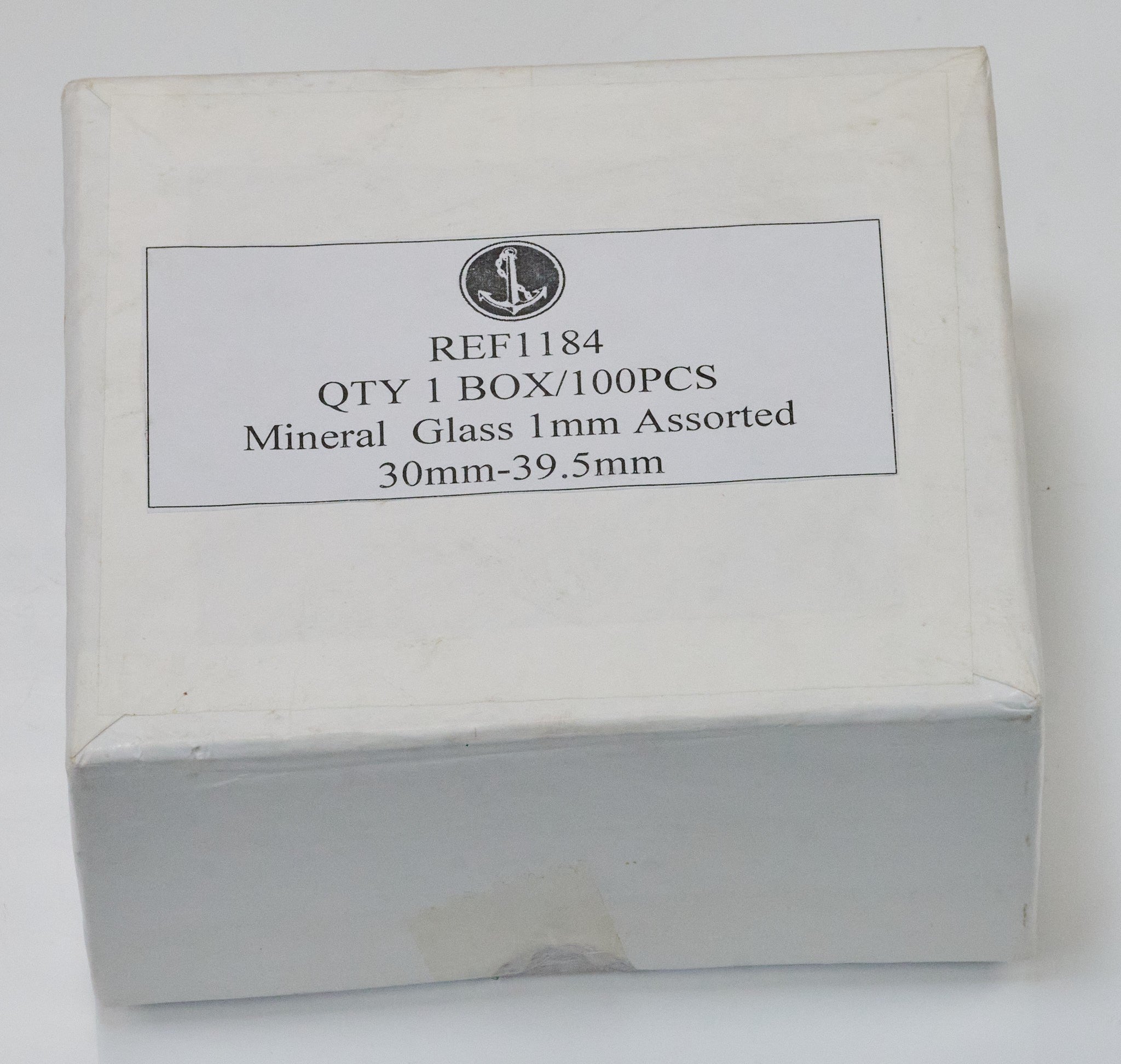 100x Flat Mineral Crystals Glass 30-39mm Large Watch Pocketwatch Replacement Set