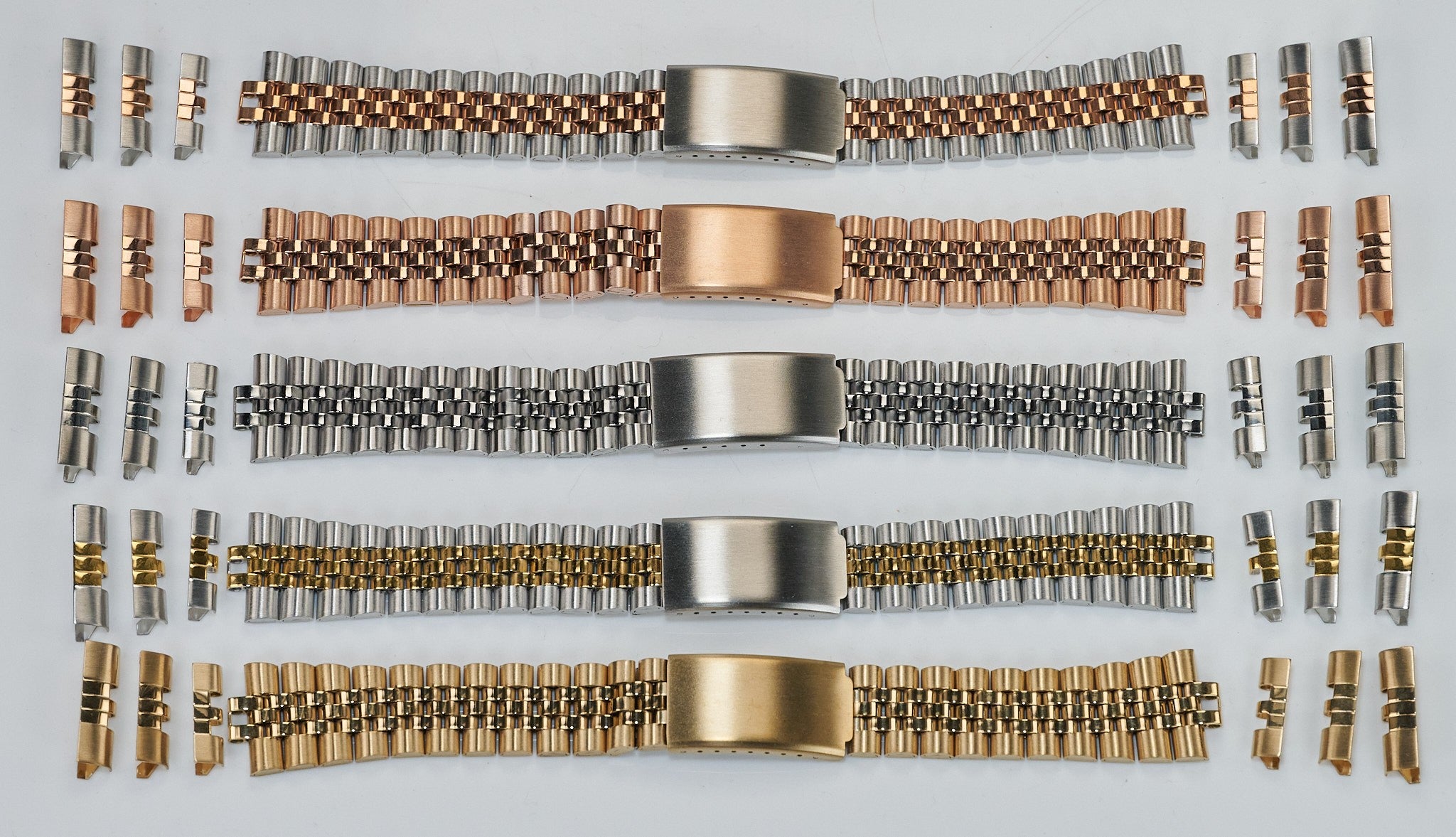 Jubilee Watch Bracelet Strap 18mm 20mm 22mm Straight End High Quality Type