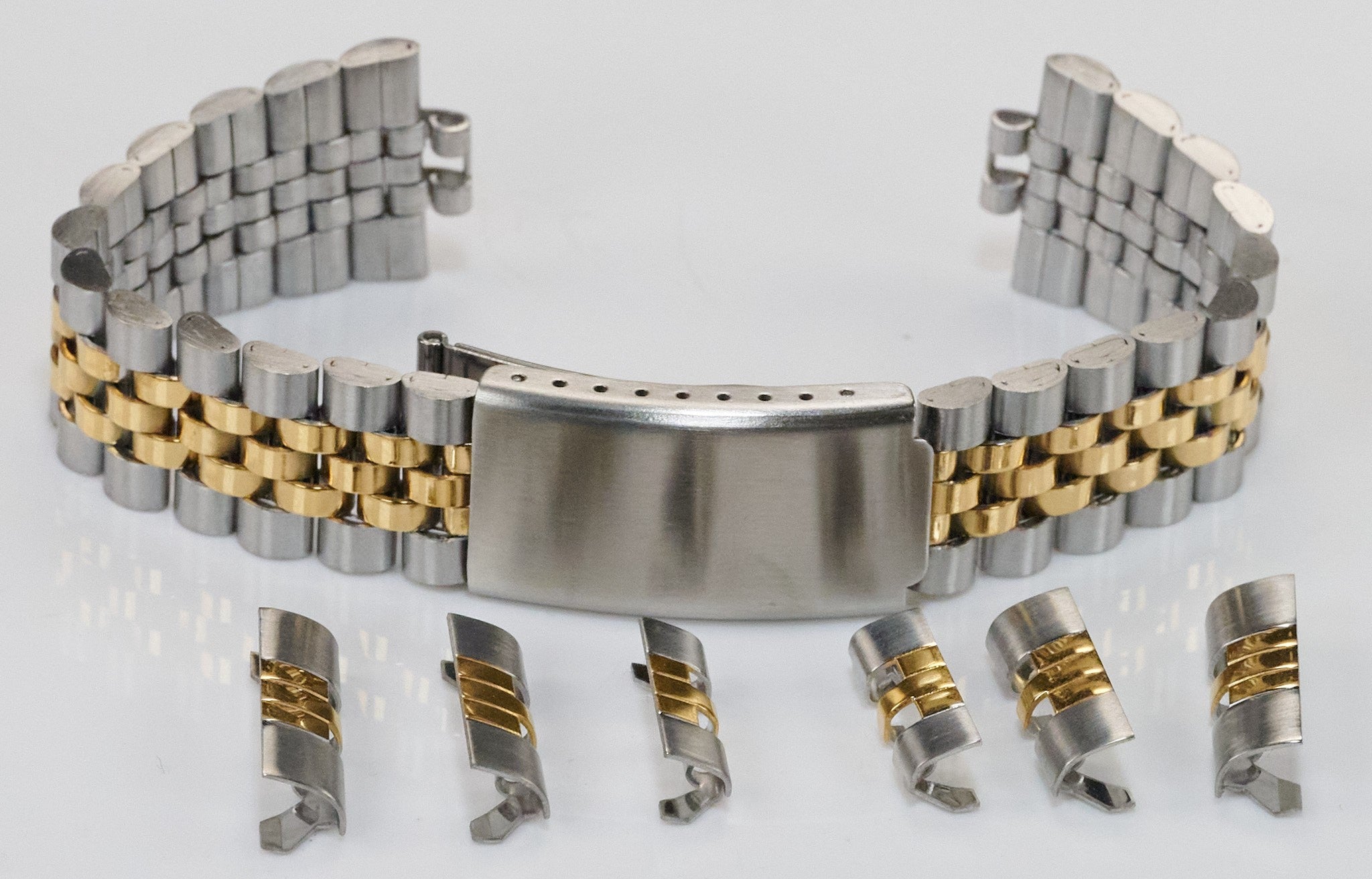 Jubilee Watch Bracelet Strap 18mm 20mm 22mm Straight End High Quality Type