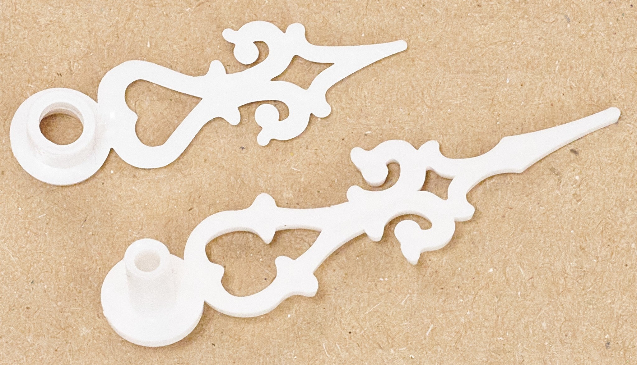 Cuckoo Clock Dial Hands Quartz White Plastic Clocks Parts Repairs 47mm & 57mm