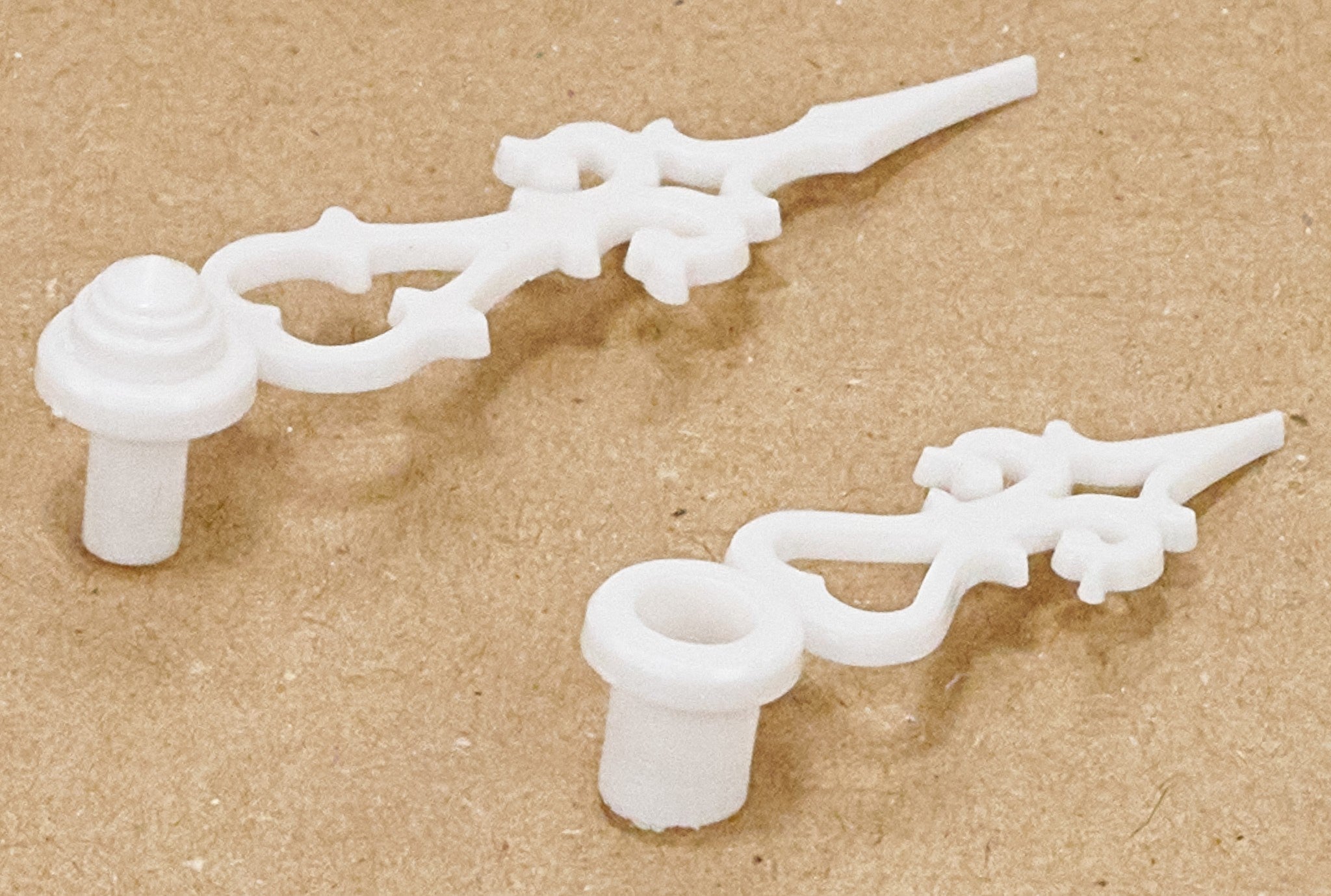 Cuckoo Clock Dial Hands Quartz White Plastic Clocks Parts Repairs 47mm & 57mm