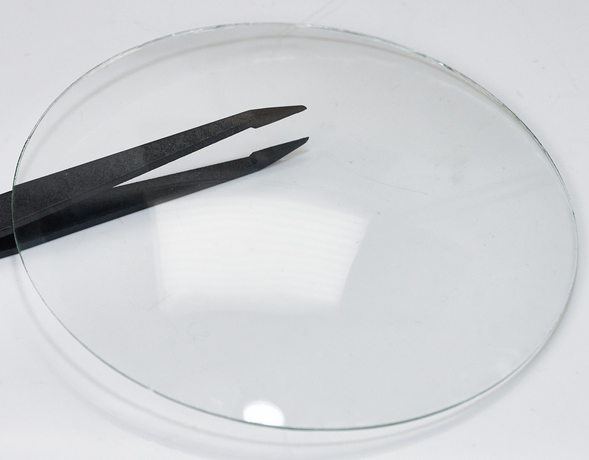 Clock Dial Face Glass Curved Round Replacement Crystal Glasses Repairs 2" - 12"