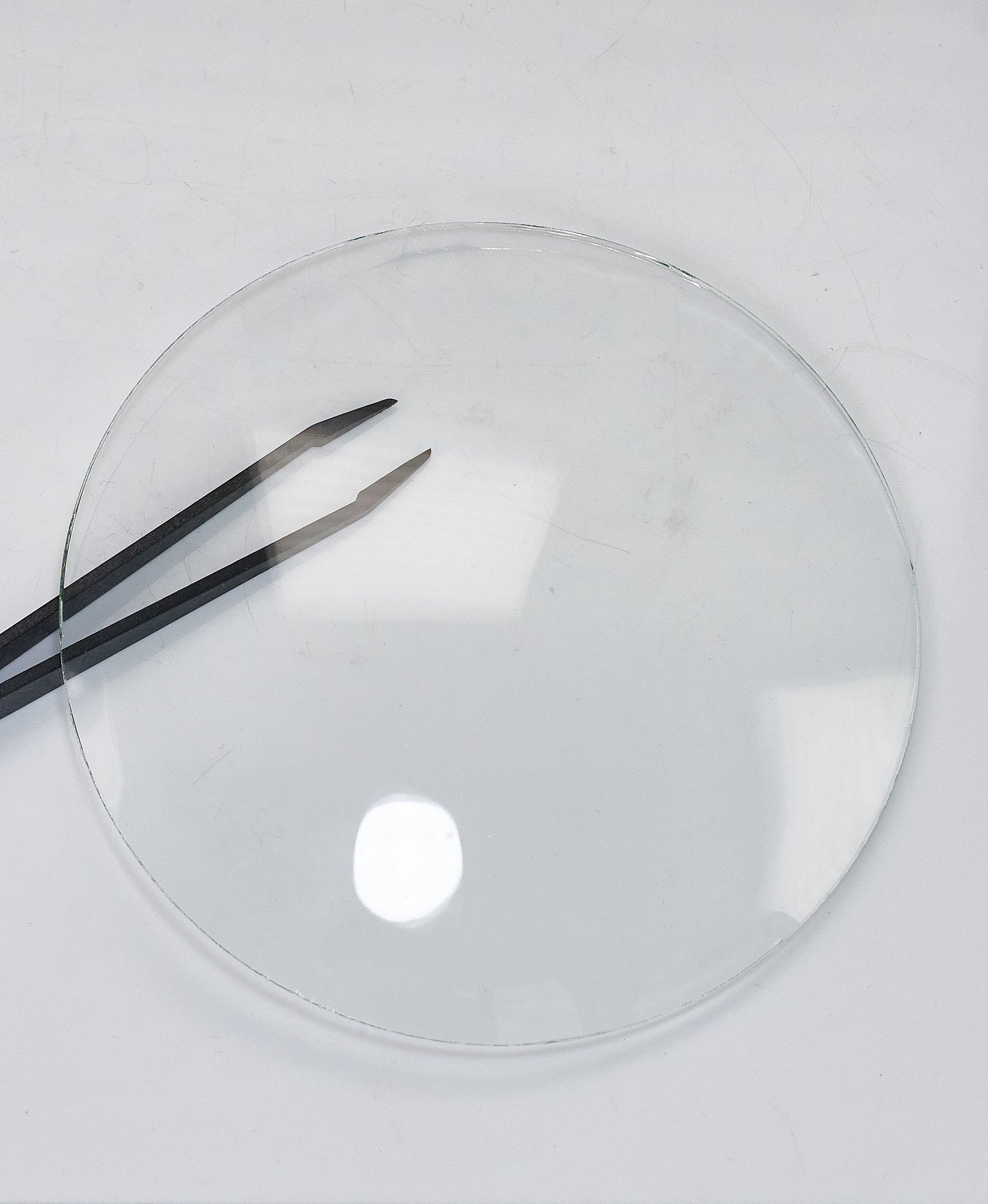 Clock Dial Face Glass Curved Round Replacement Crystal Glasses Repairs 2" - 12"