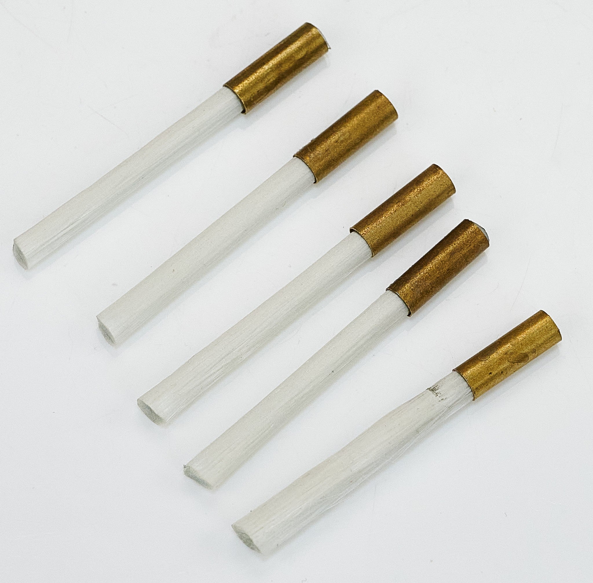 5x Scratch Brush Fibre Glass REFILL Watch Clean Remove Rust Scratches Spares New