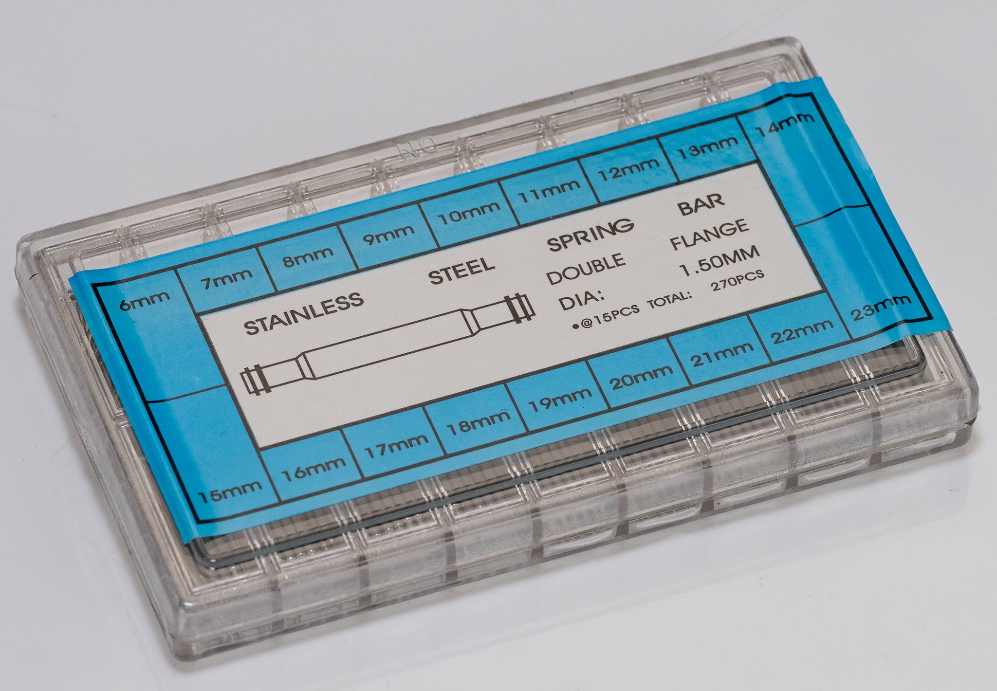 270x Watch Spring Bars Double Flange Set Kit Diameter 1.5mm Length 6mm-23mm New