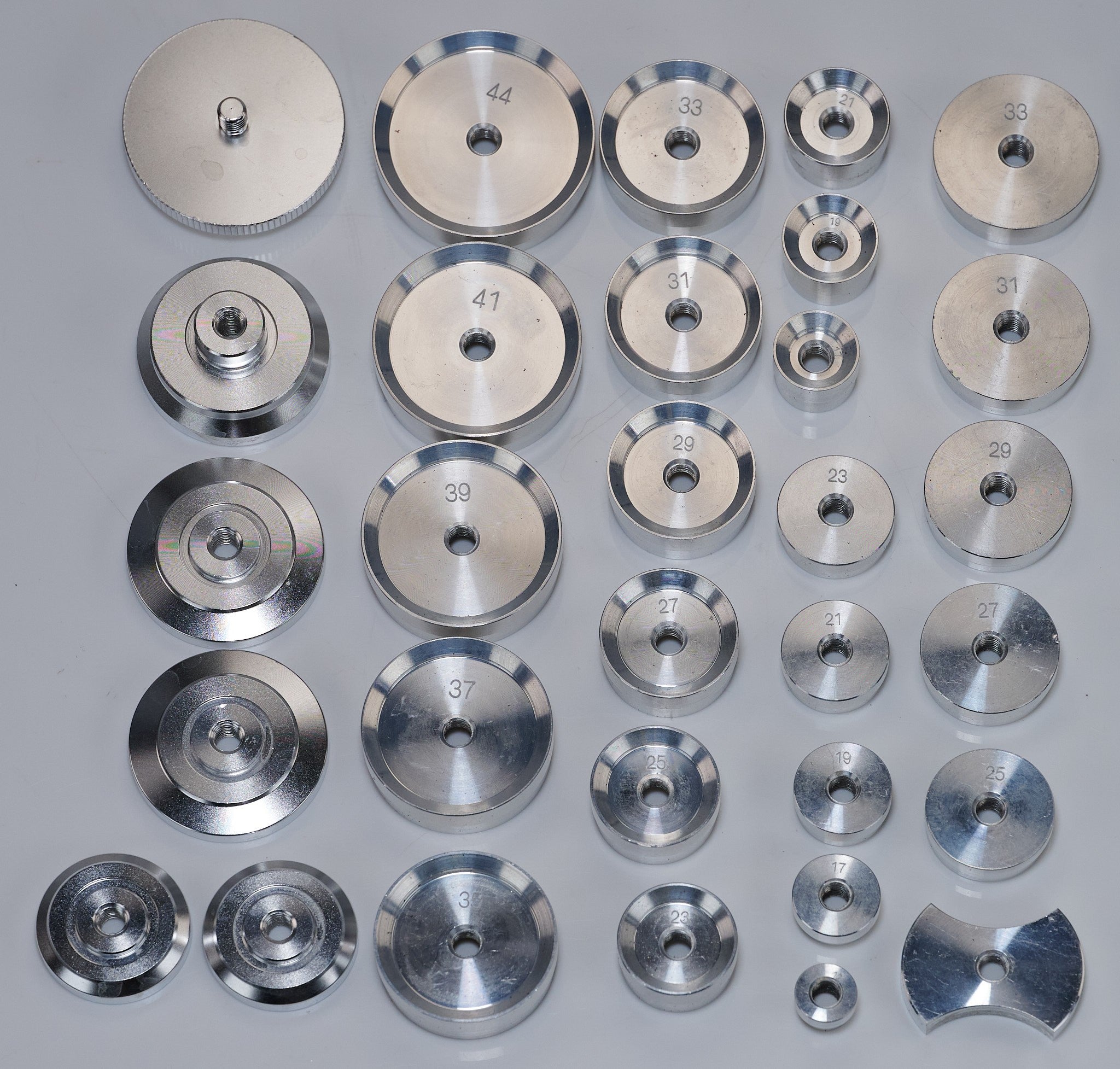 PROFESSIONAL Watch Glass Crystal Fitting Machine & Case Back Press +31 Dies Set