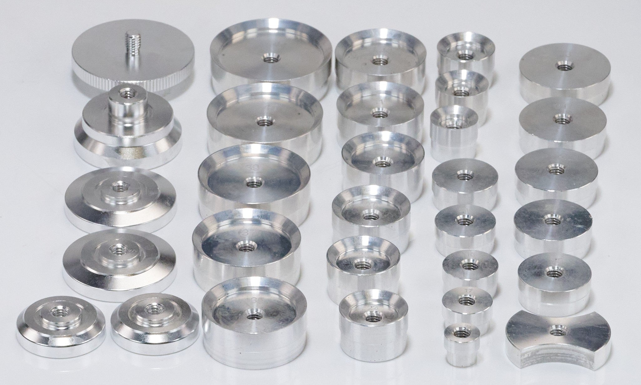 PROFESSIONAL Watch Glass Crystal Fitting Machine & Case Back Press +31 Dies Set