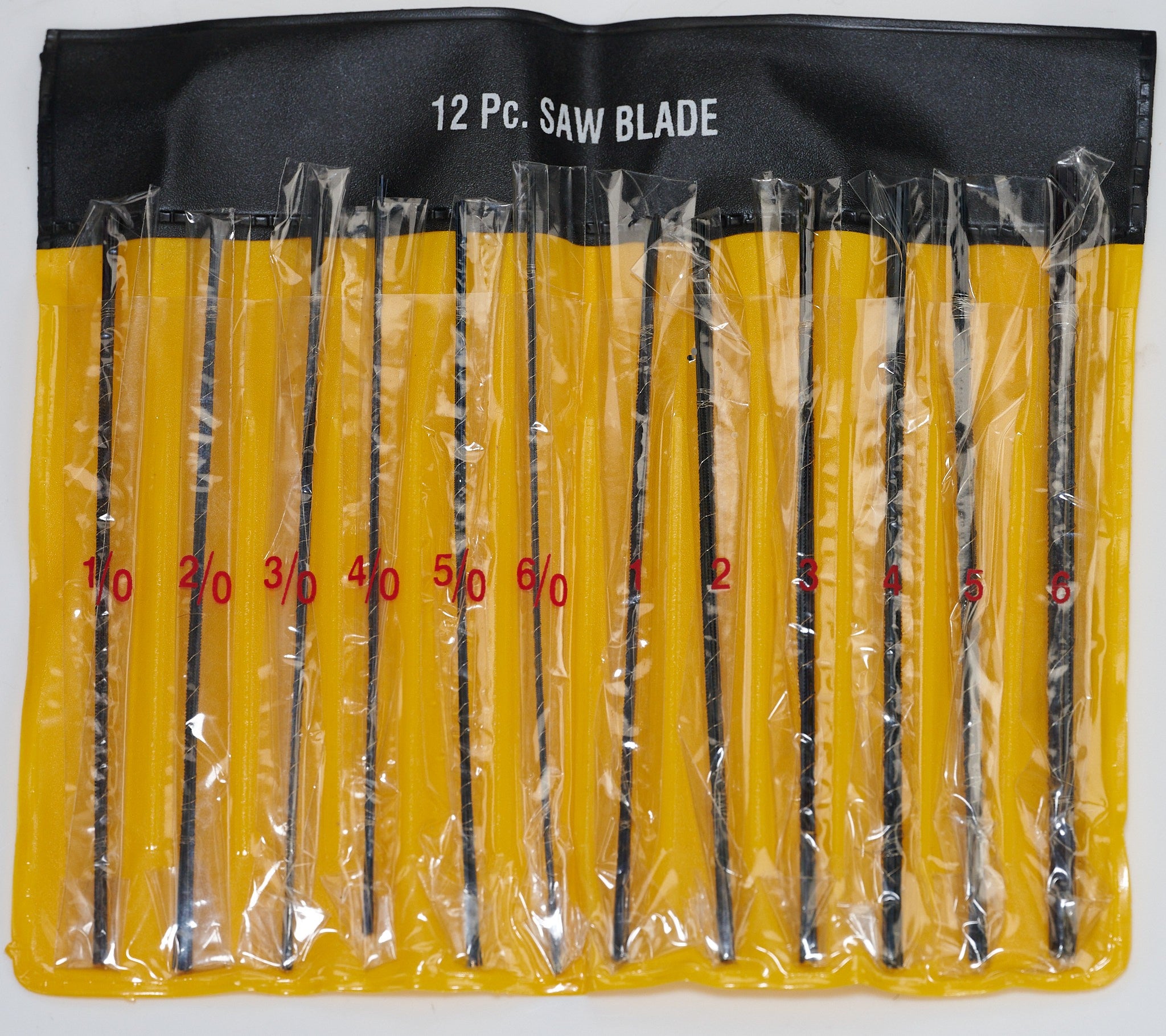 144x Jewellers Hand Saw Piercing Blades 12 SIZES Metal Cutting Jewellery 1/0-6