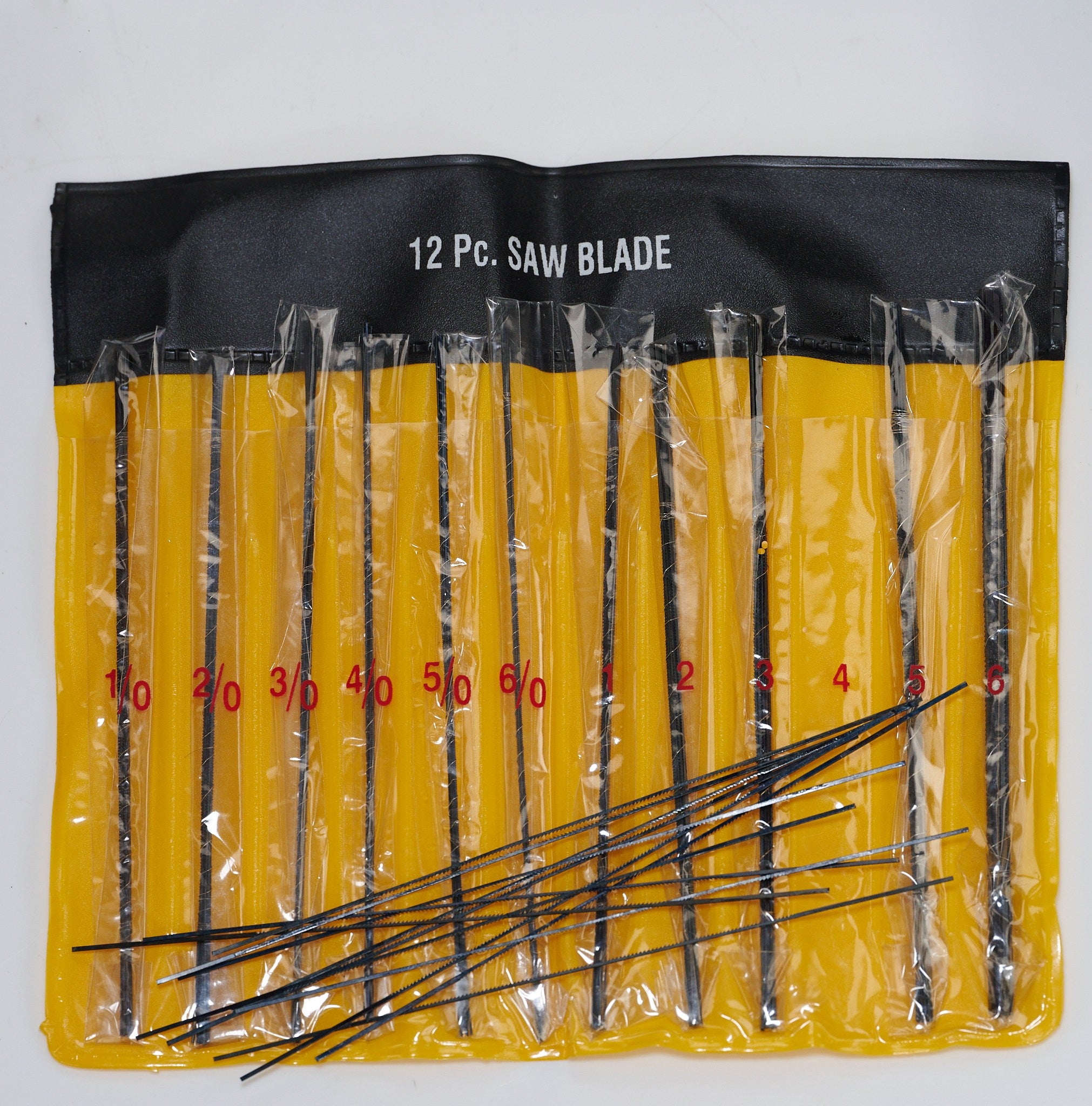 144x Jewellers Hand Saw Piercing Blades 12 SIZES Metal Cutting Jewellery 1/0-6