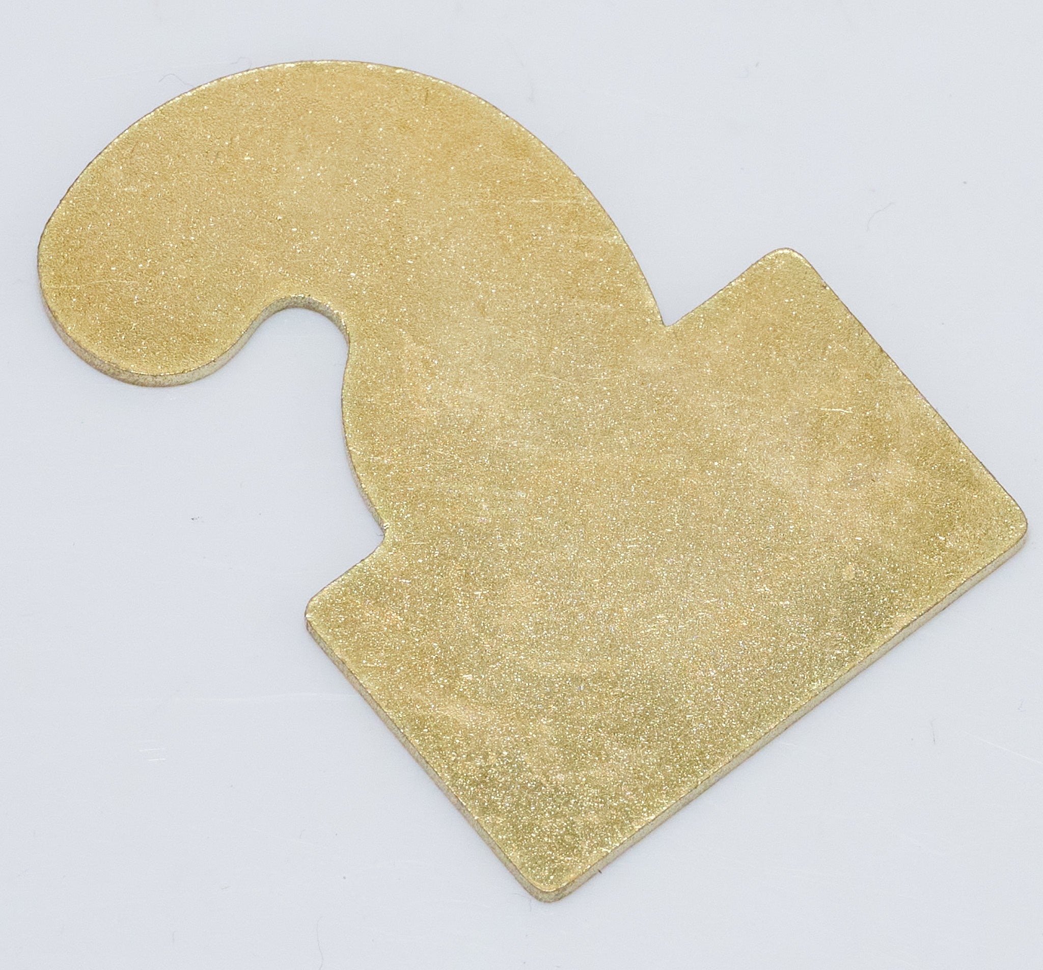 Brass Metal Long Case Clock Hood Hinge Key Blank Not Drilled 1.6mm Thick