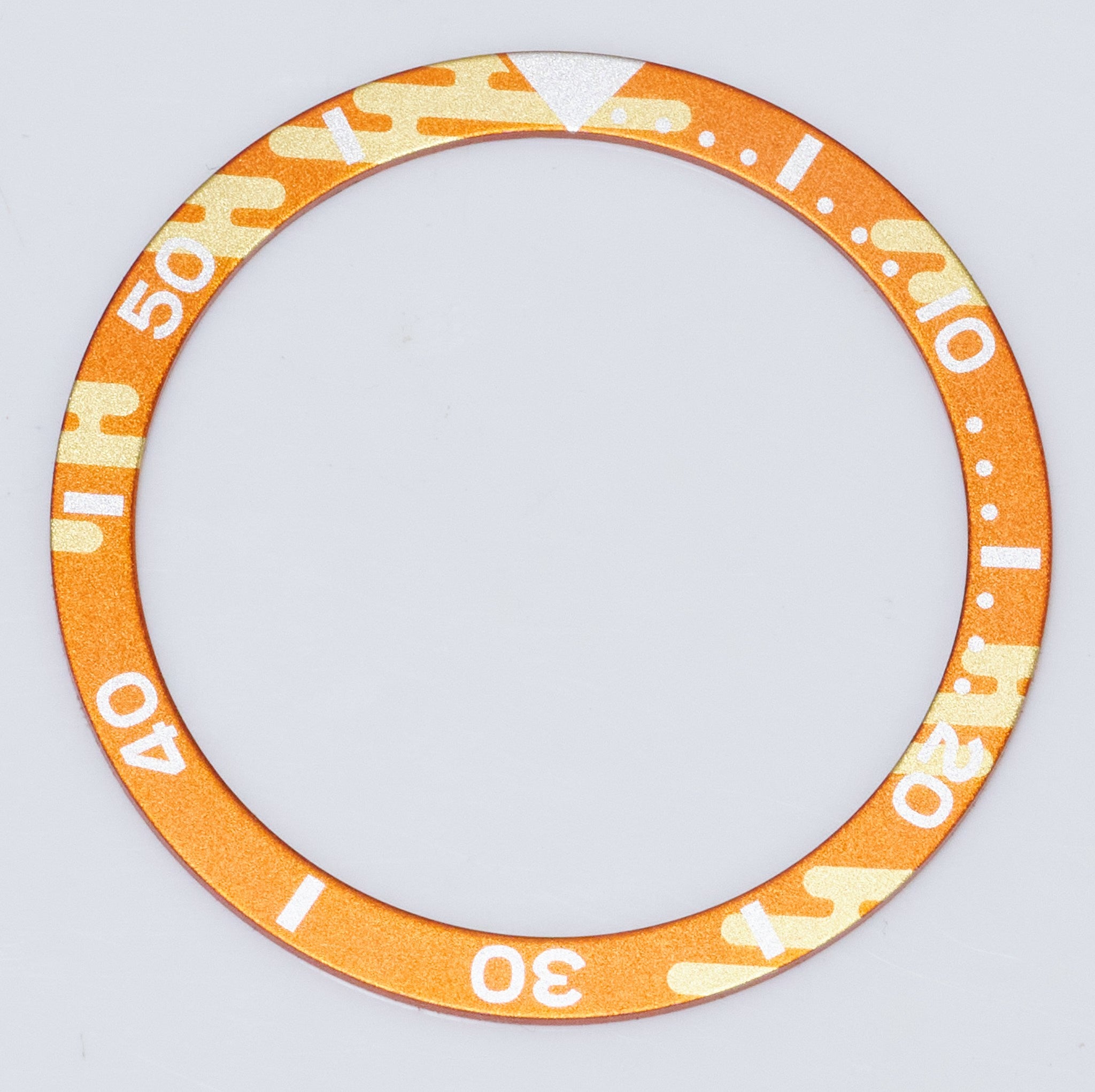 38mm Camo Style Flat Watch Case Bezel Insert Part Aluminium Camouflage SKX New