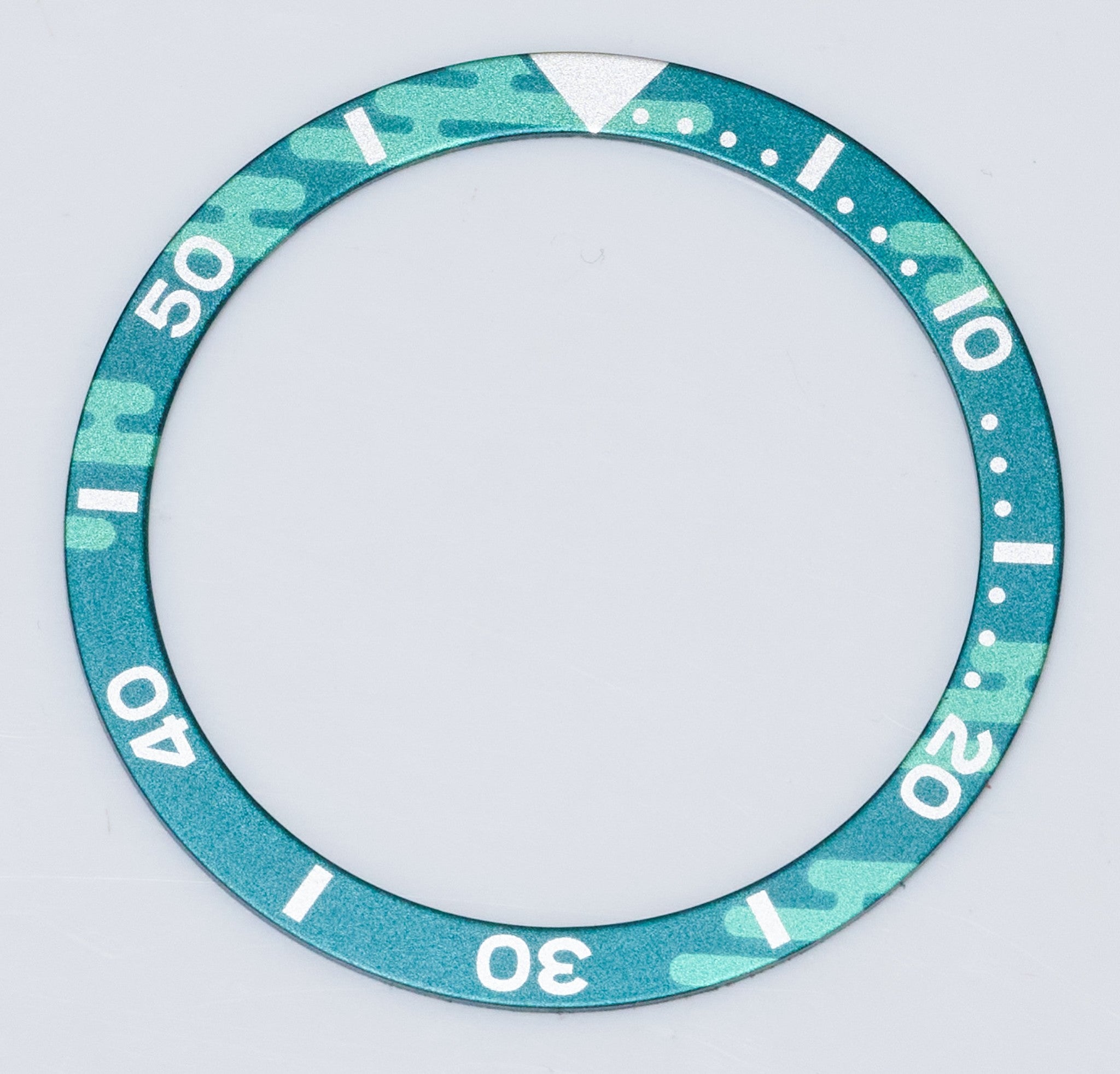 38mm Camo Style Flat Watch Case Bezel Insert Part Aluminium Camouflage SKX New