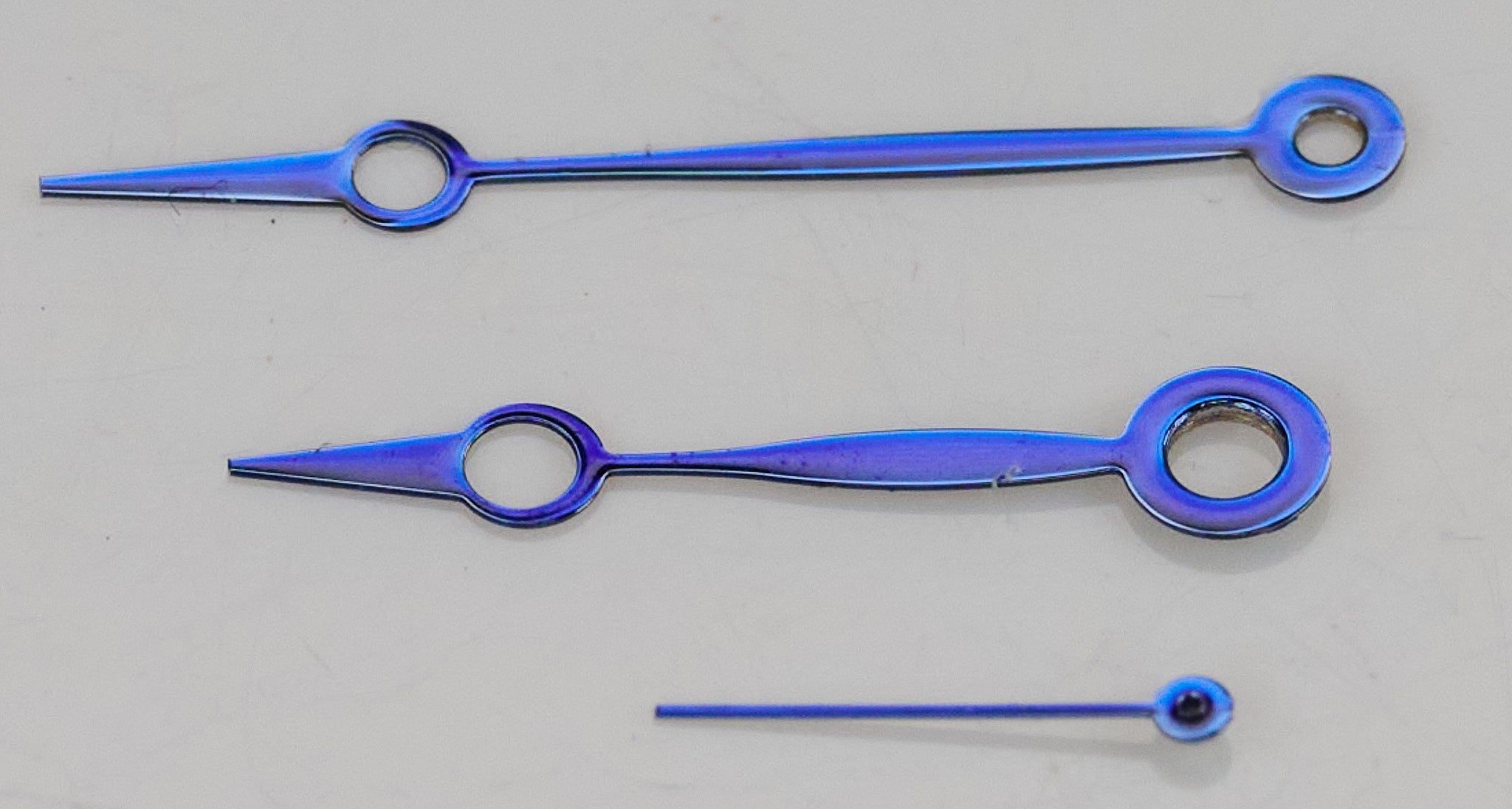 Blued Pocket Watch Hands Singles Hour Minute or Small Seconds QUALITY SWISS New