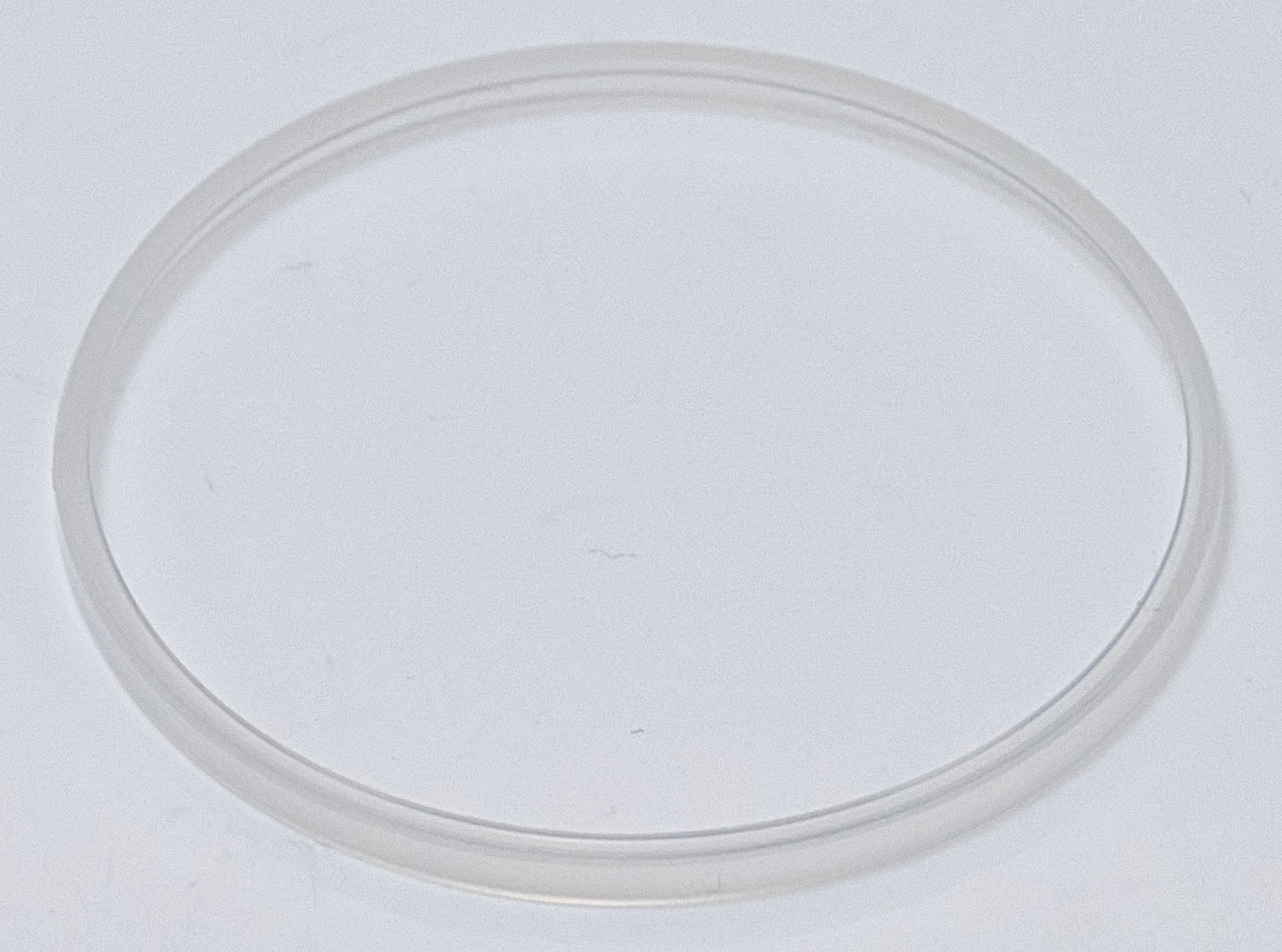 Replacement Crystal Glass For SWATCH Irony Chrono Acrylic & Tension Ring 34.7mm