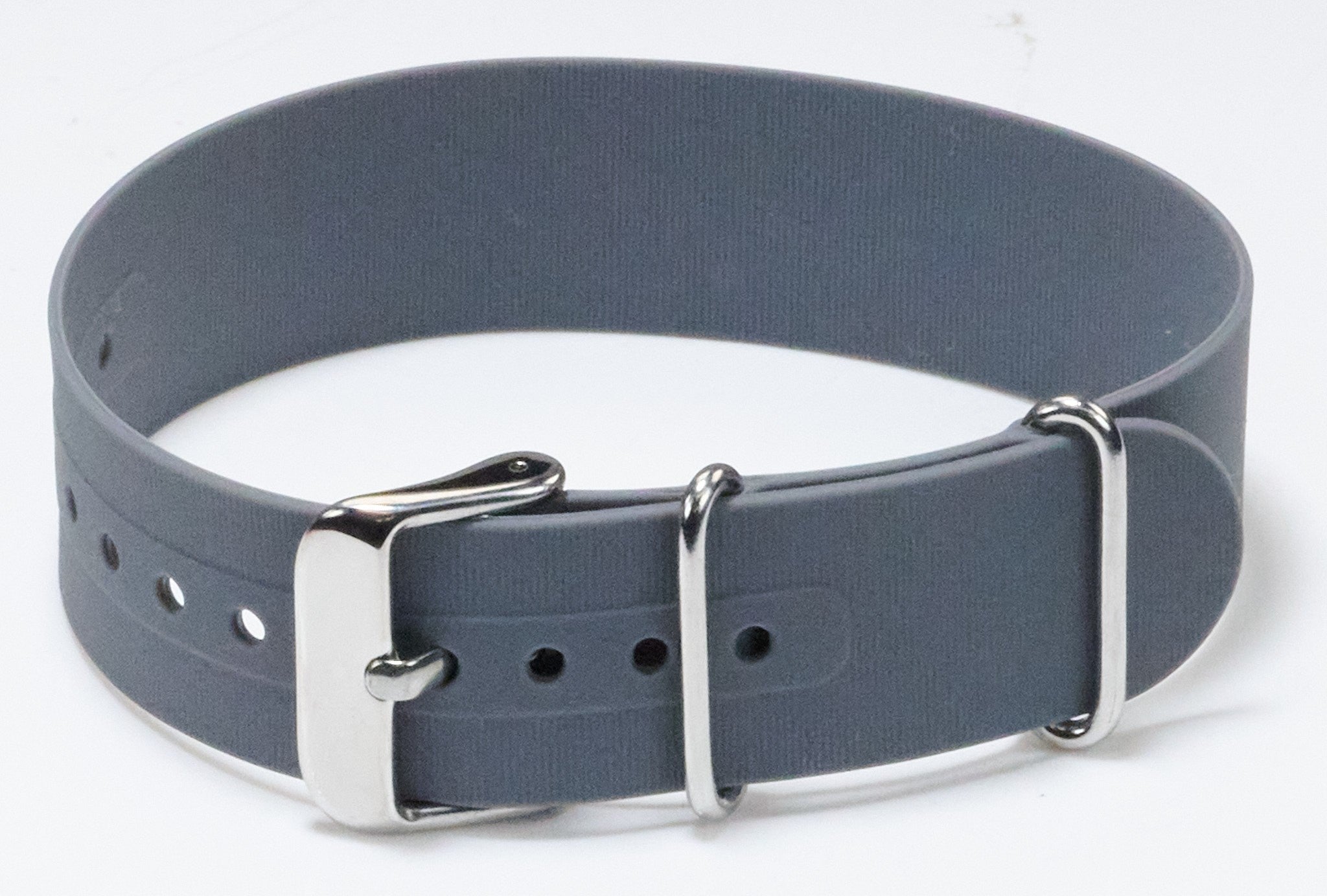 Military One Piece Silicone Rubber Watch Strap Band Stretchy Comfortable Divers