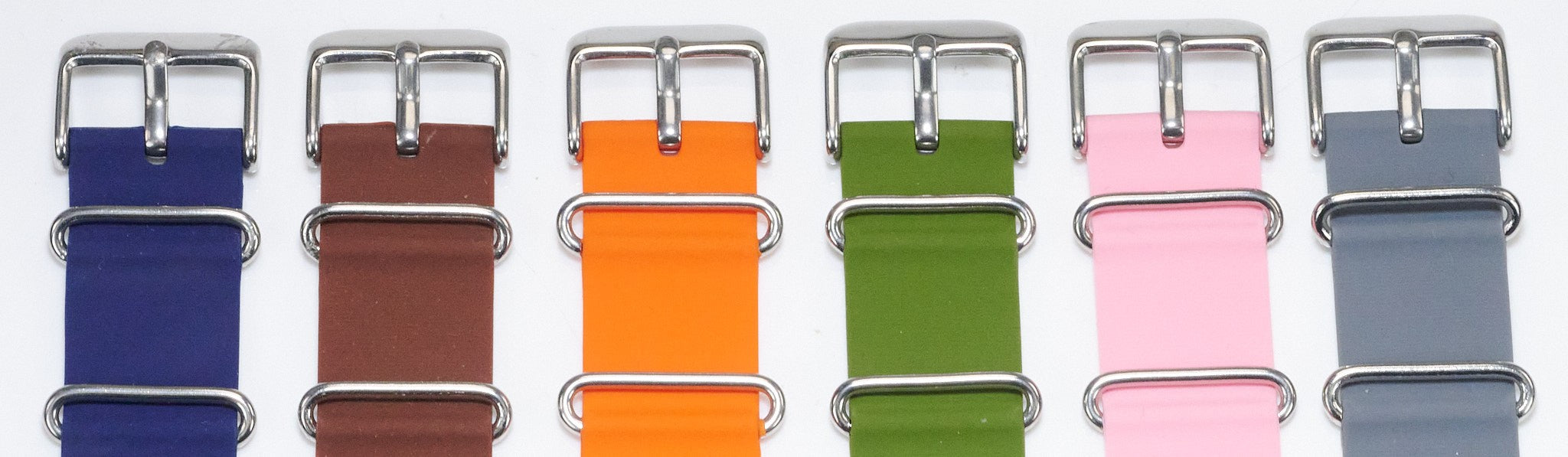 Military One Piece Silicone Rubber Watch Strap Band Stretchy Comfortable Divers