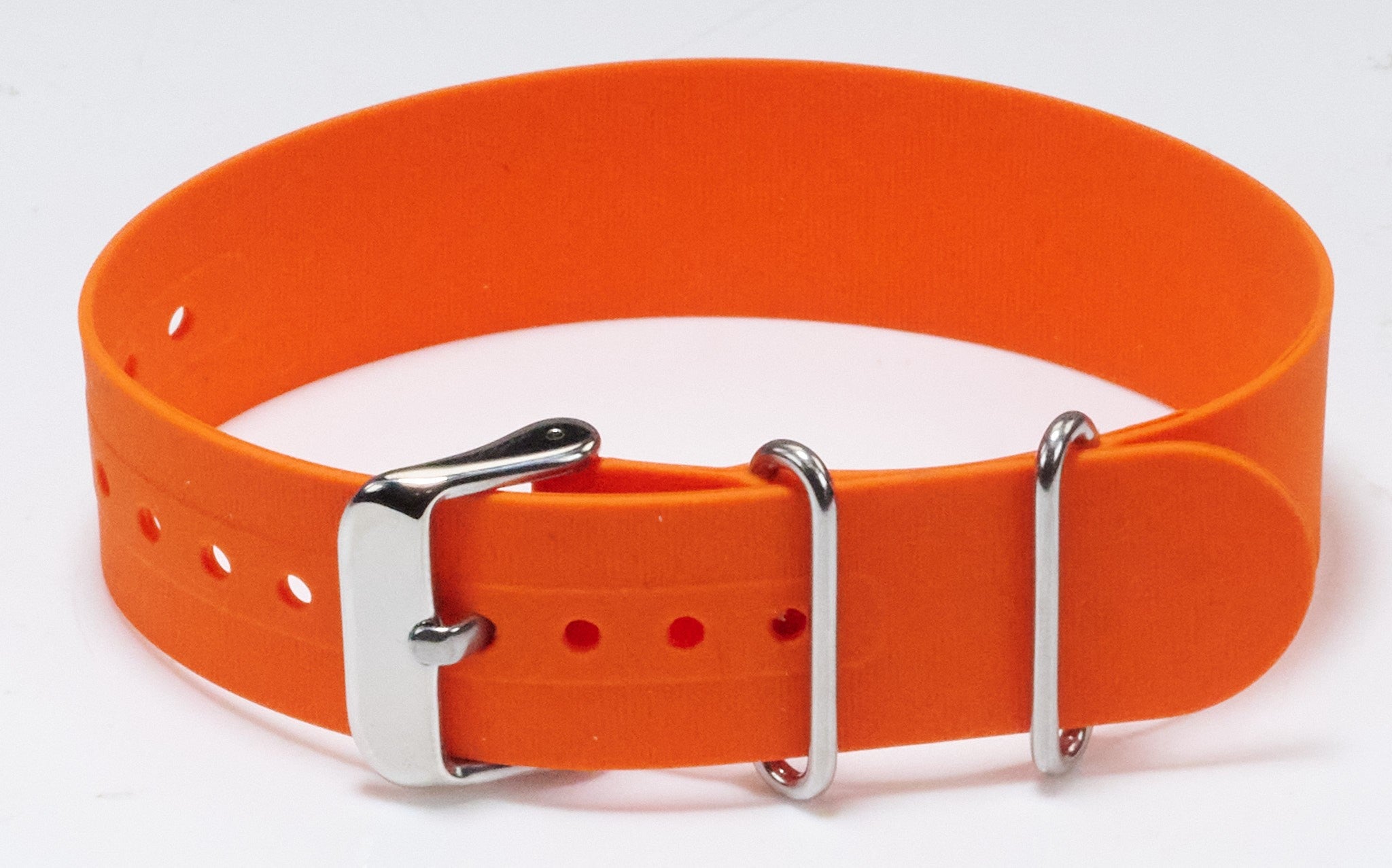 Military One Piece Silicone Rubber Watch Strap Band Stretchy Comfortable Divers