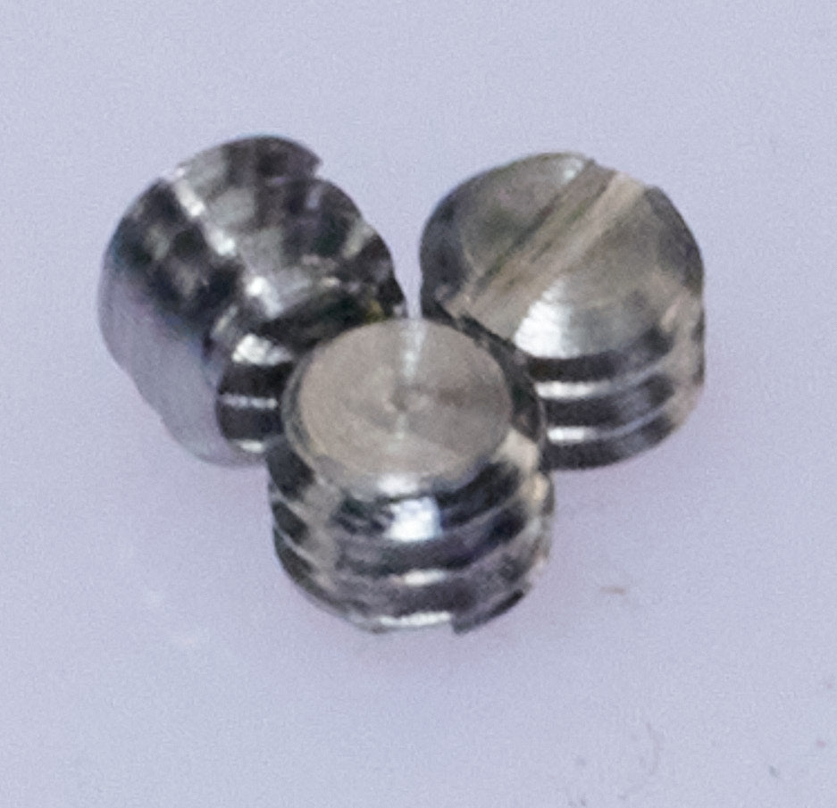 3x Bergeon Blade Holding Grub Screw For Screwdrivers Watch Replacement Repair