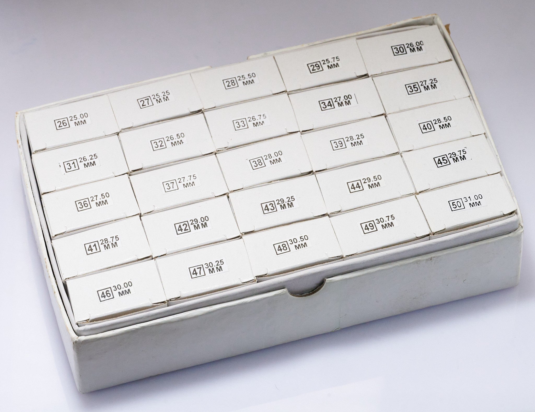 240x Mineral Glass Watch Crystal 25mm - 31mm FLAT 1mm Replacement Crystals Set