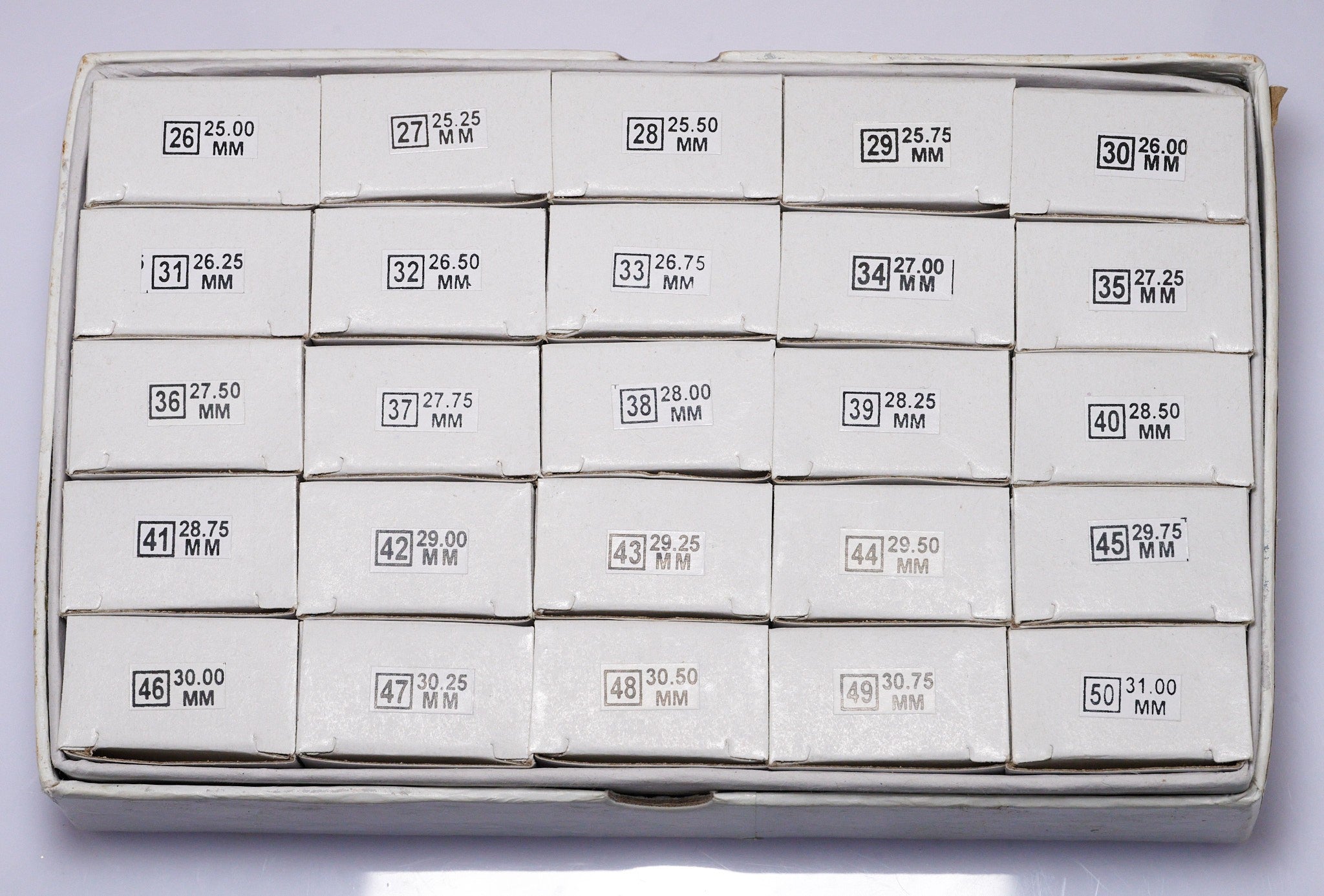 240x Mineral Glass Watch Crystal 25mm - 31mm FLAT 1mm Replacement Crystals Set