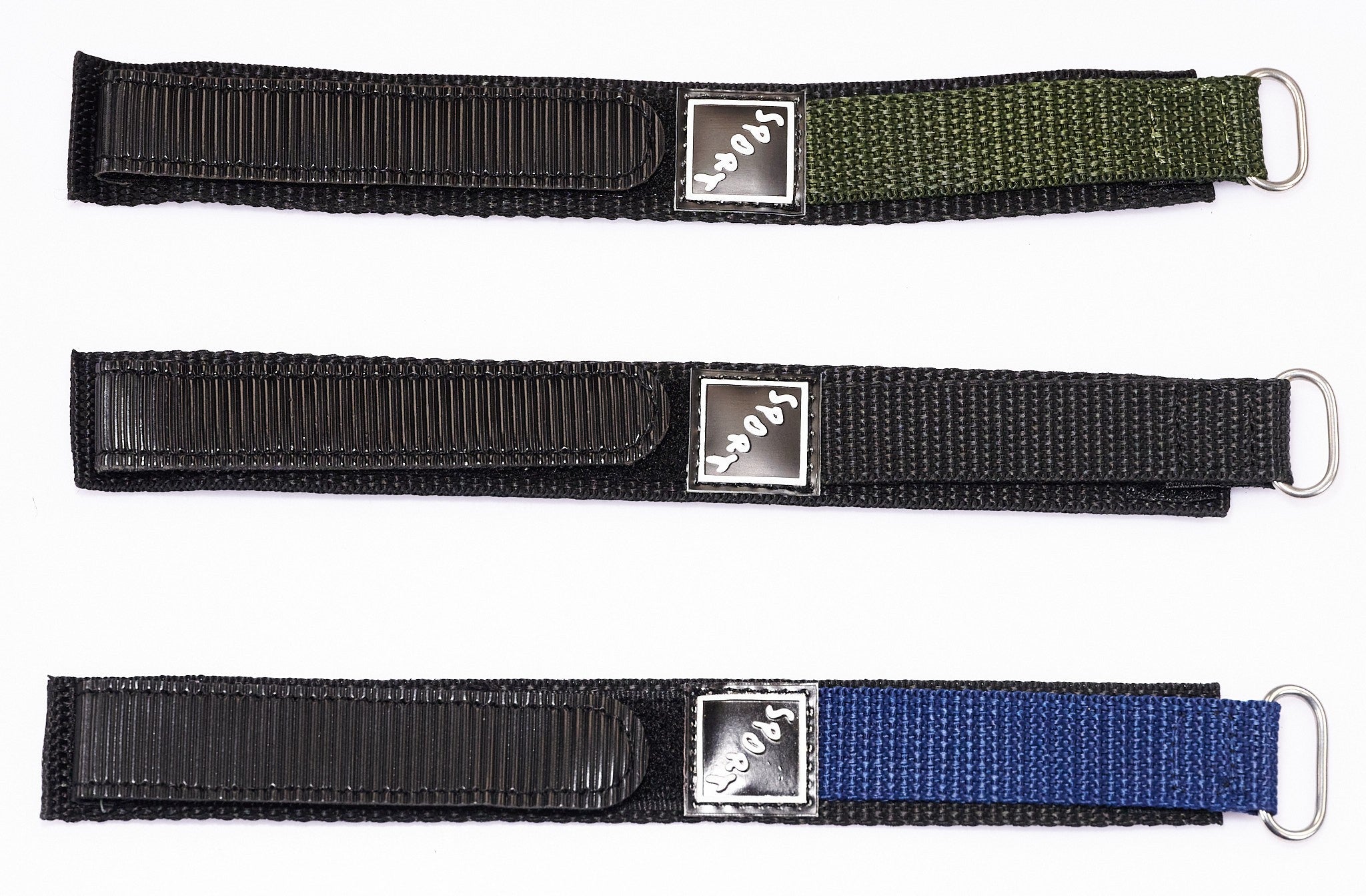 TOUGH Wrap Around Sports Nylon Canvas Quick Release Watch Strap Hook & Loop Band