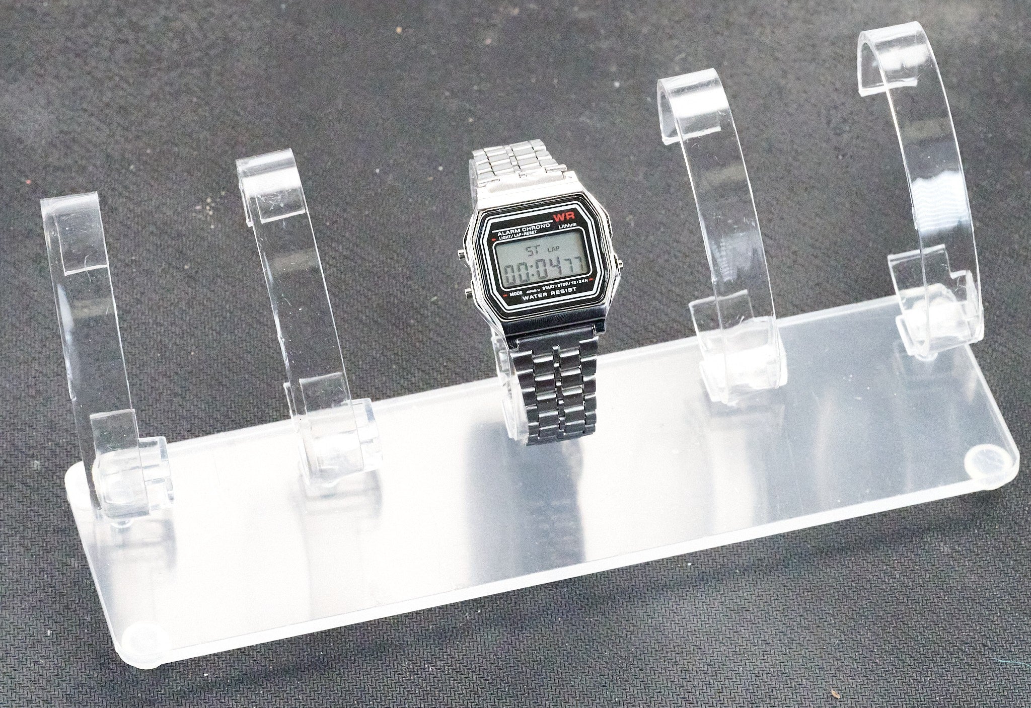 Watch Display Stand Holder Acrylic Holds 5 Watches Stands Retail Organiser