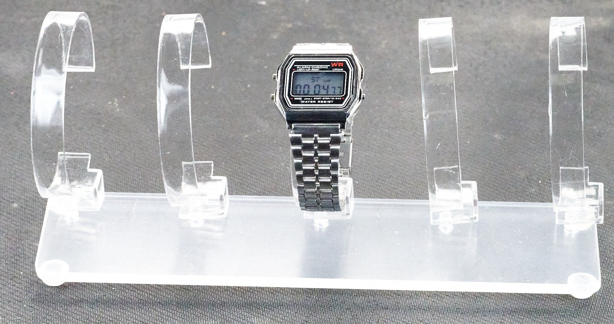 Watch Display Stand Holder Acrylic Holds 5 Watches Stands Retail Organiser