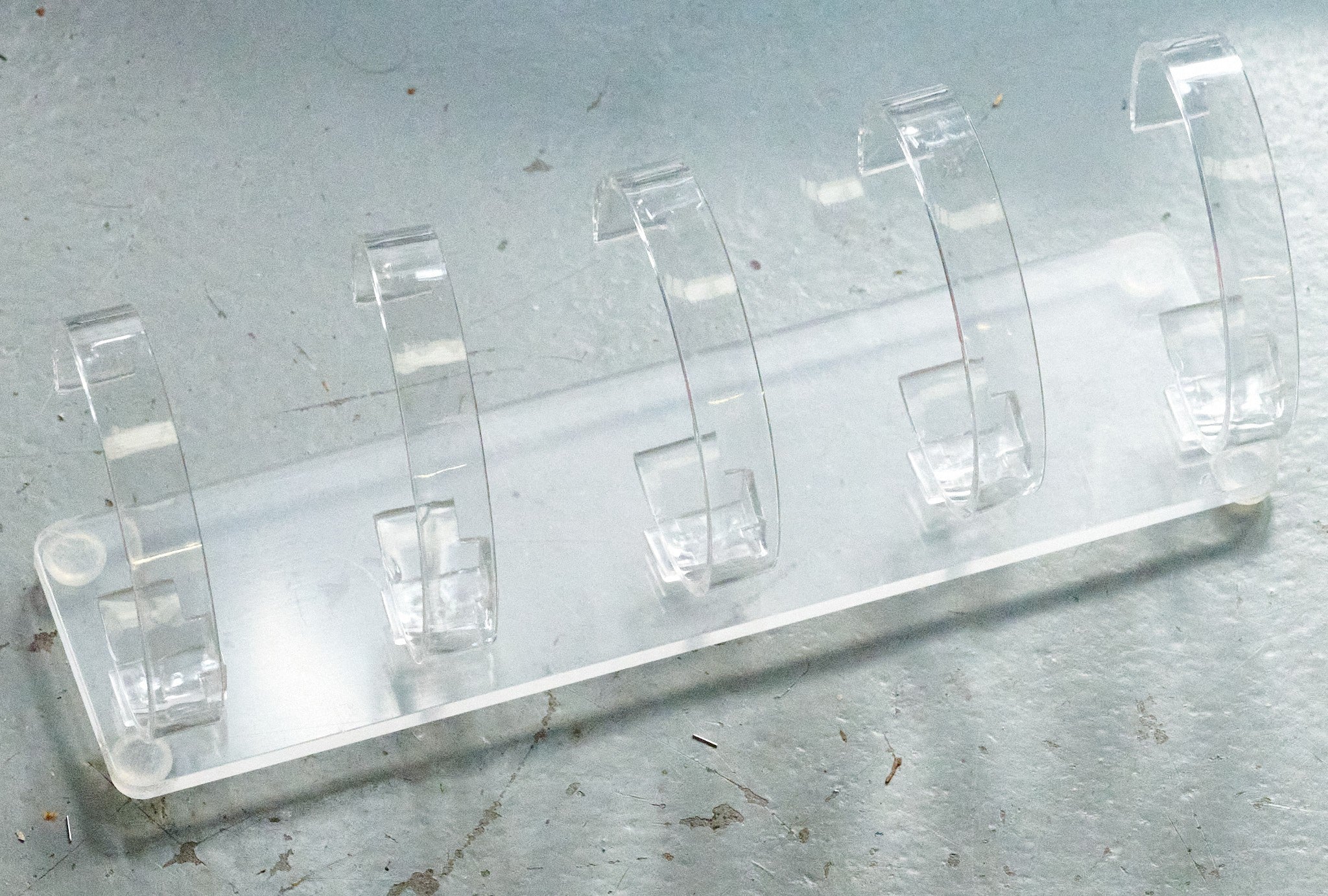 Watch Display Stand Holder Acrylic Holds 5 Watches Stands Retail Organiser