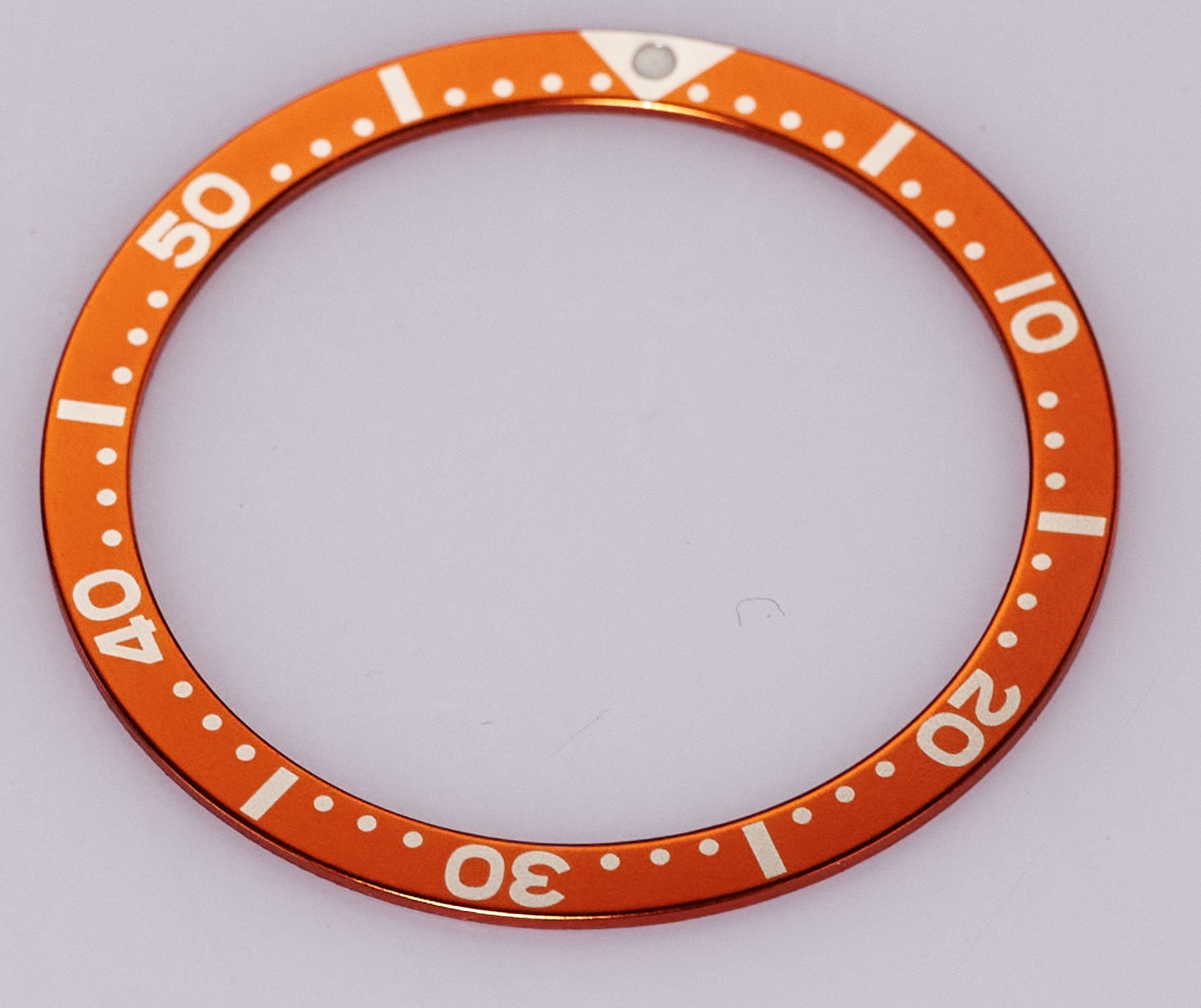 38mm Flat Watch Case Bezel Insert Part Aluminium Green Orange Black