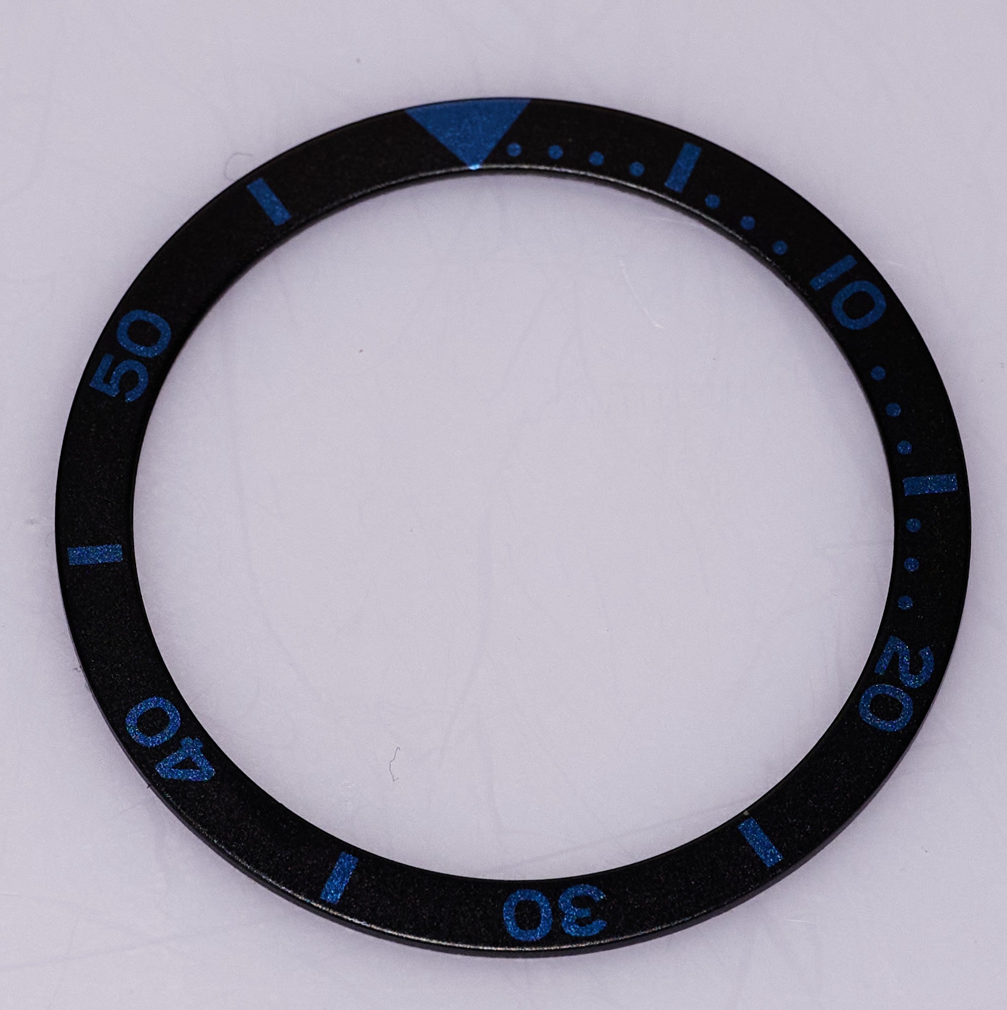 38mm Flat Watch Case Bezel Insert Part Aluminium Green Orange Black