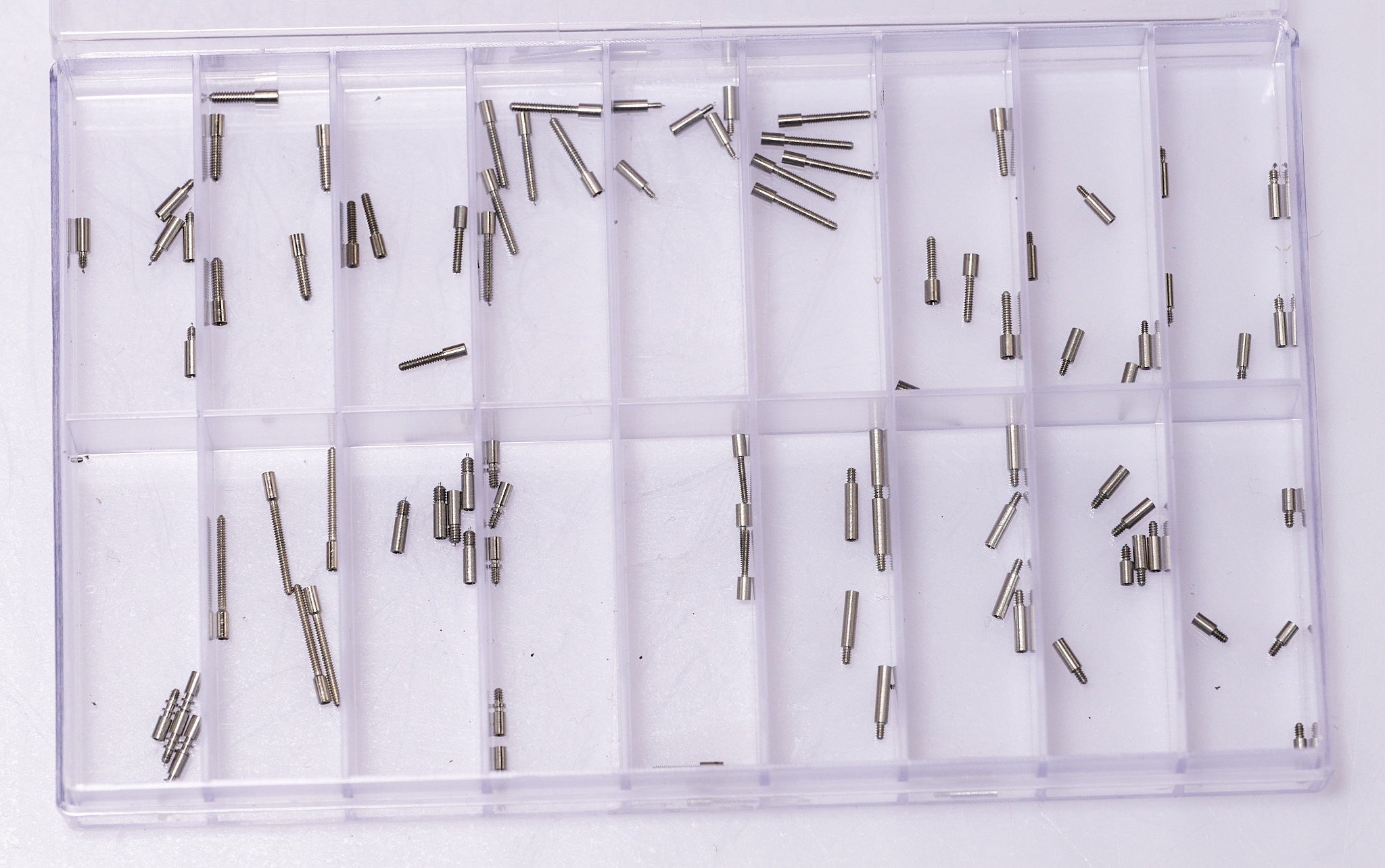 90x Watch Stem Extenders 18 SIZES Repair Broken Stems Extension Tap 9 Threads