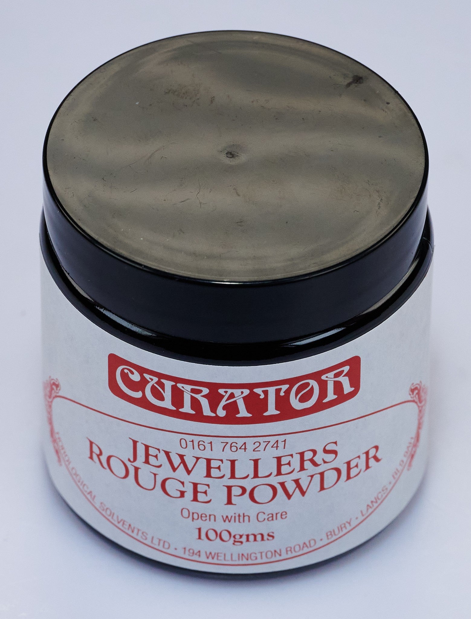Curator Jewellers Red Rouge Jewellery Polishing Powder Gold Silver Mirror Finish