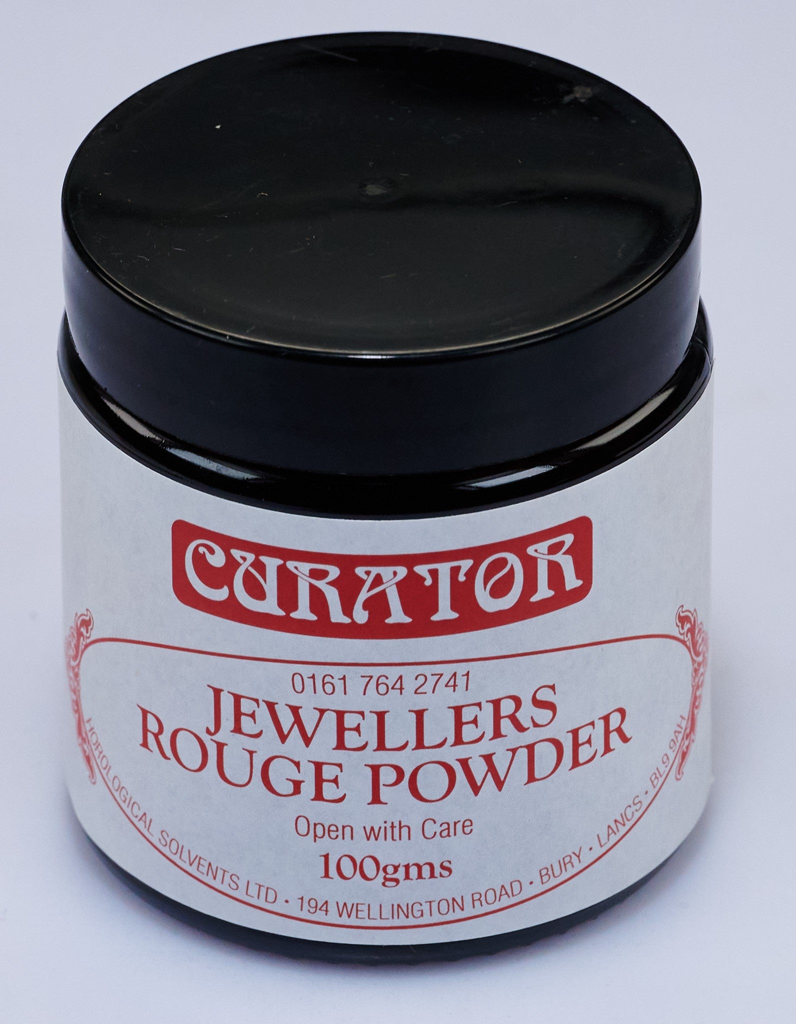 Curator Jewellers Red Rouge Jewellery Polishing Powder Gold Silver Mirror Finish