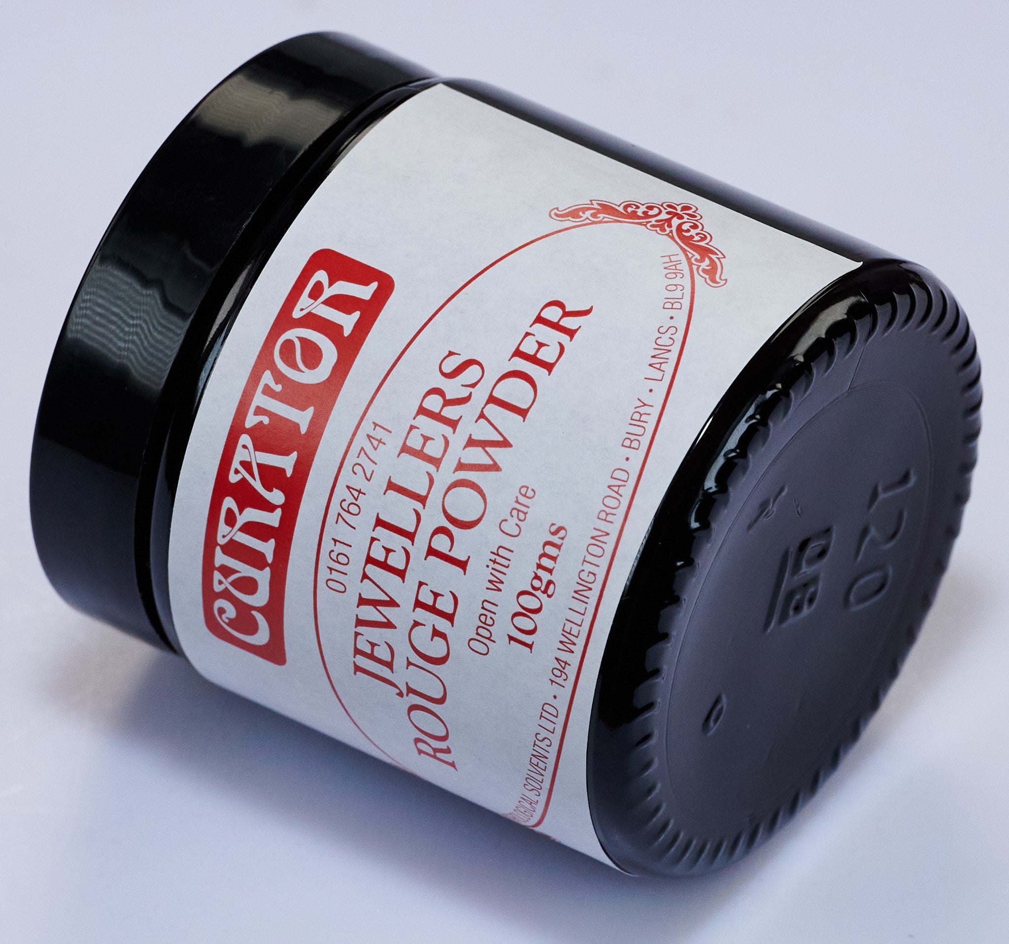 Curator Jewellers Red Rouge Jewellery Polishing Powder Gold Silver Mirror Finish