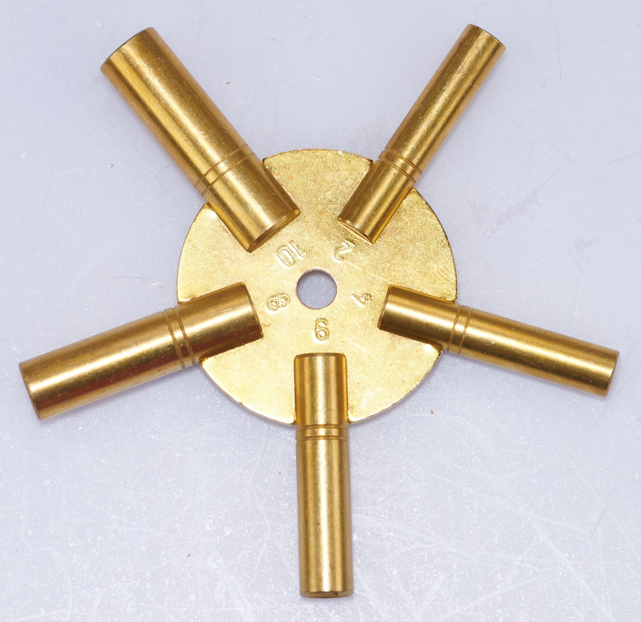 Clock Spider Keys Brass Winding Key 2-10 Evens Key Winds All Old Clocks Winder