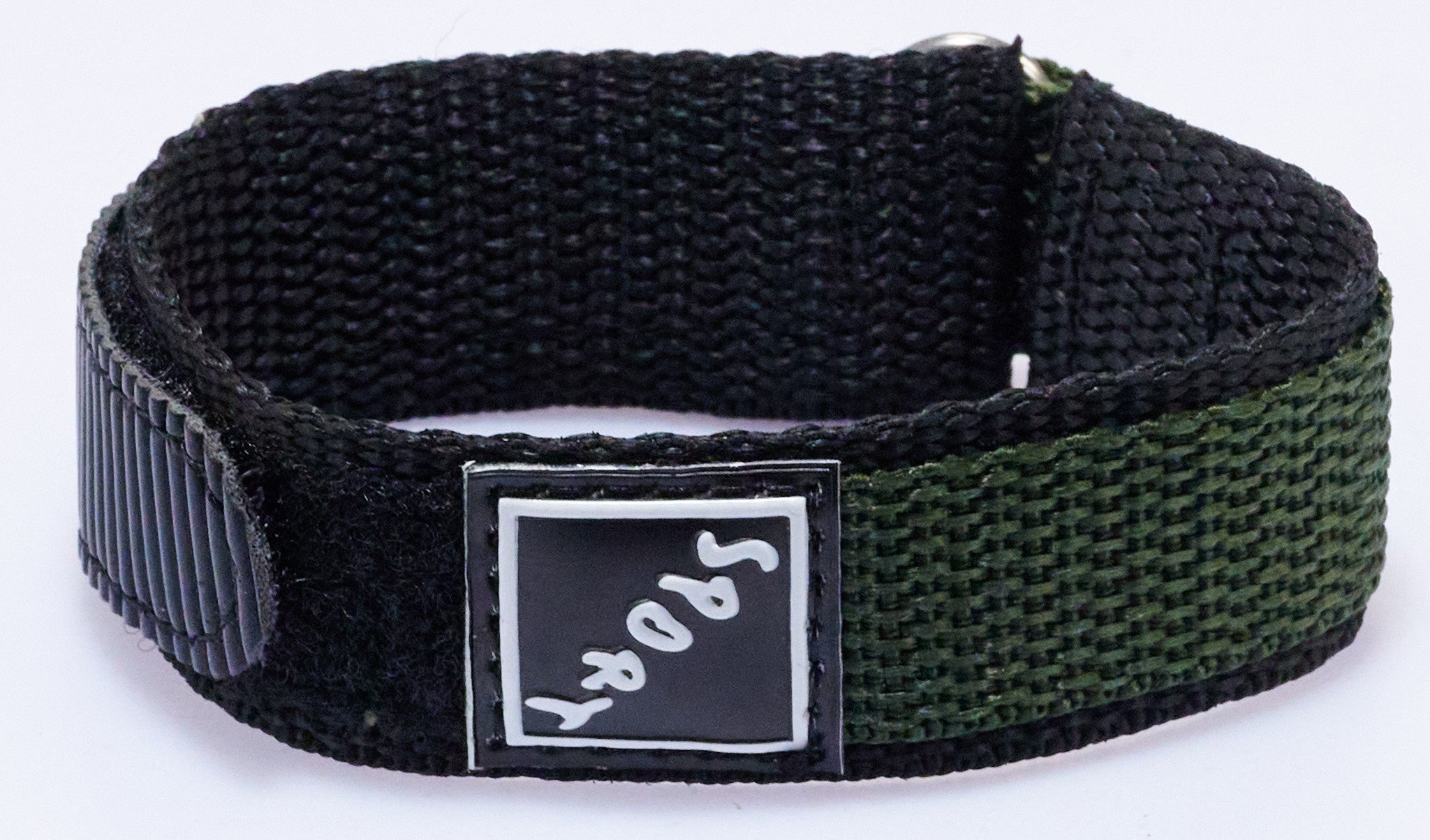 TOUGH Wrap Around Sports Nylon Canvas Quick Release Watch Strap Hook & Loop Band