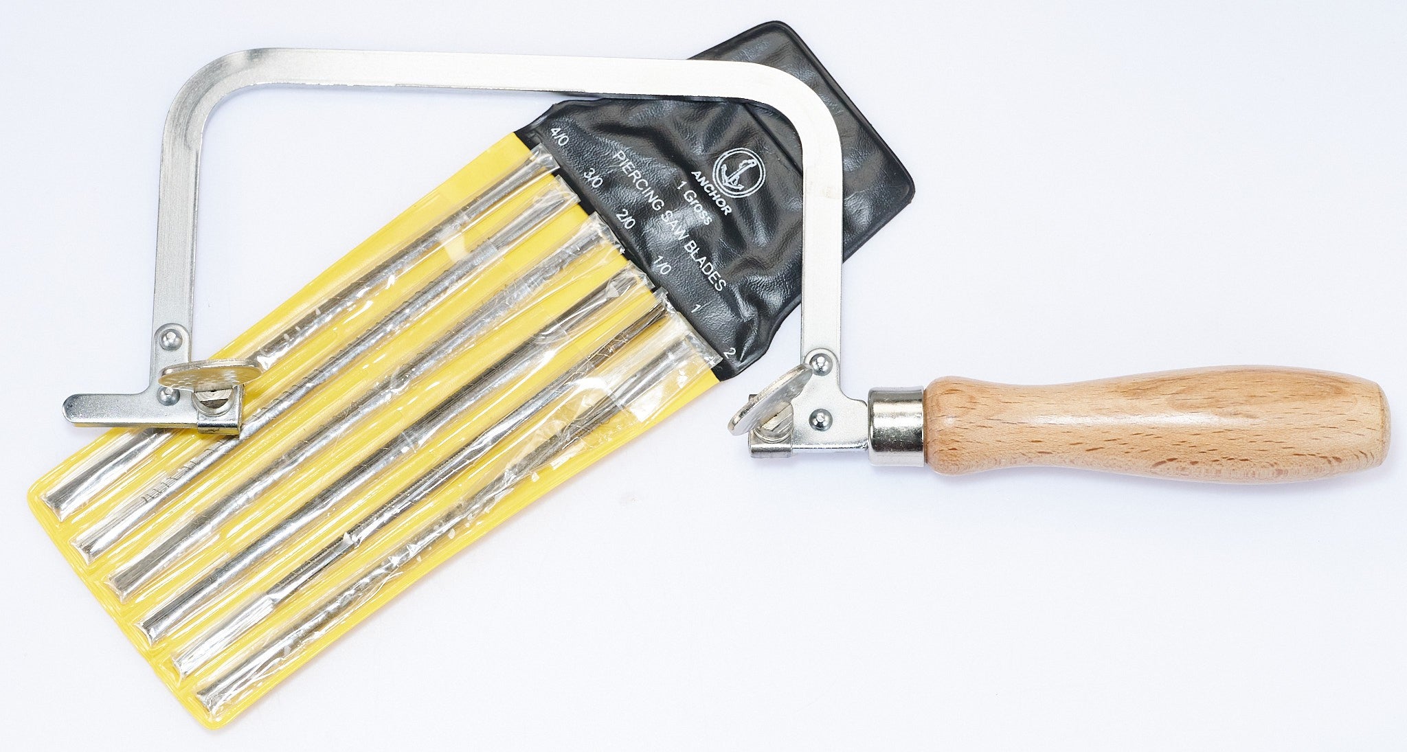 Jewellers Fixed Saw Frame & 144 Saw Blades Jewellery Hobby Craft Tool Metal