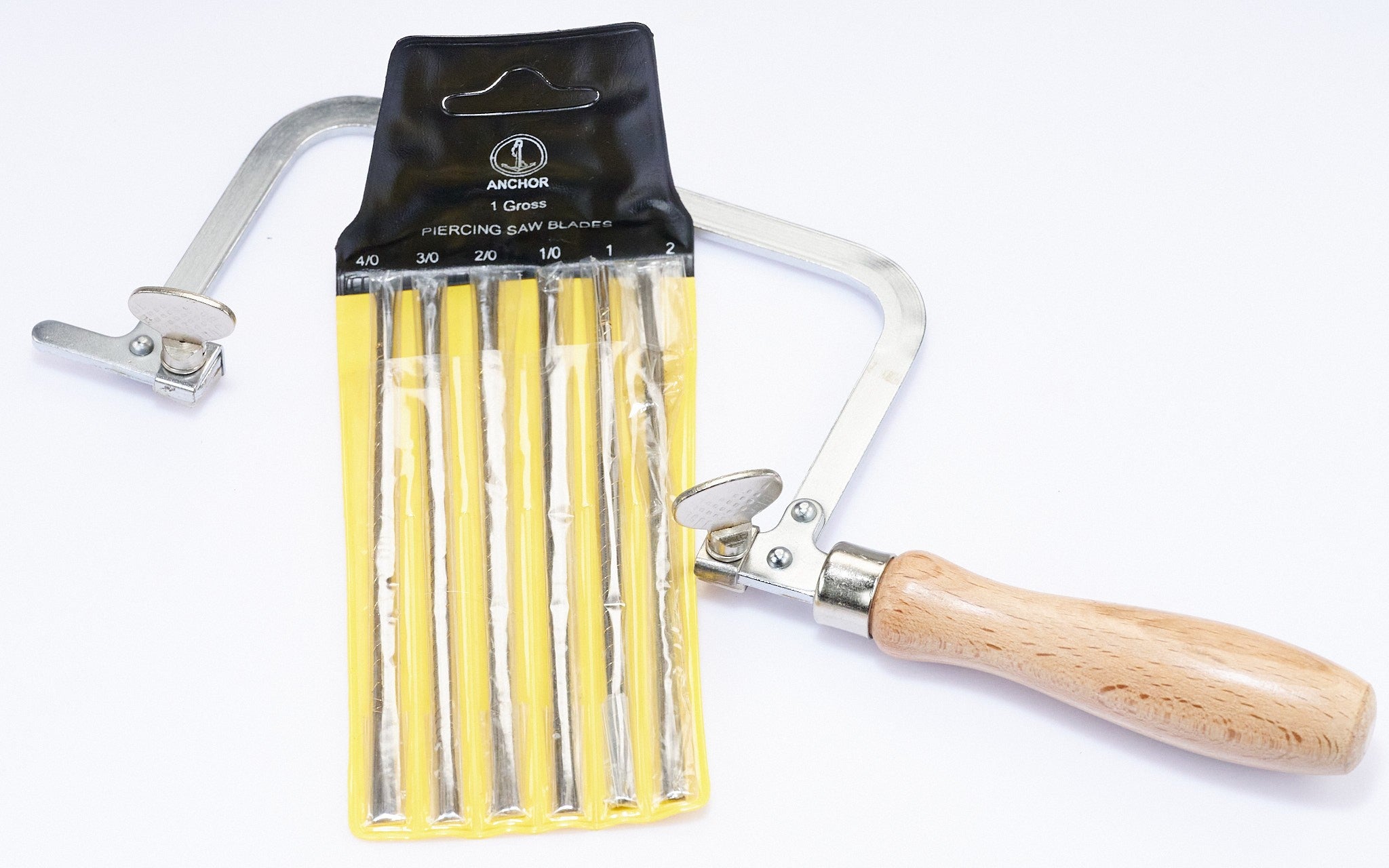 Jewellers Fixed Saw Frame & 144 Saw Blades Jewellery Hobby Craft Tool Metal