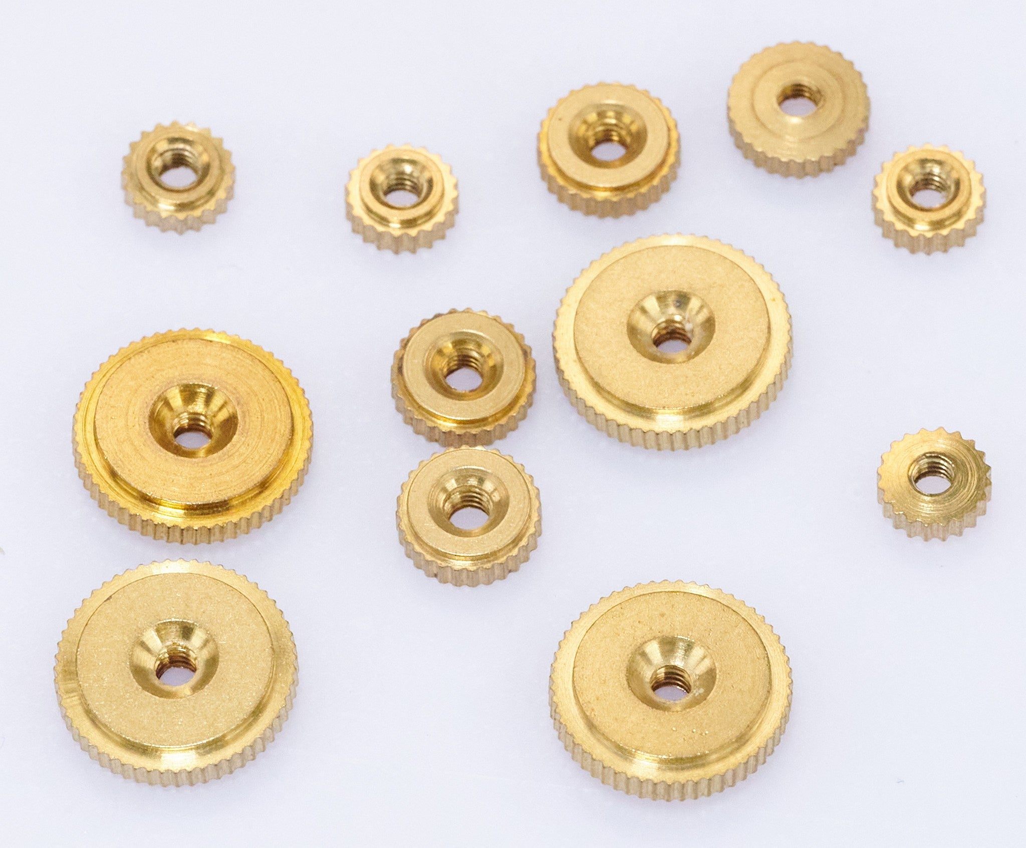 Clock hand NUTS x12 HERMLE American Metric Clockmakers Parts Repairs Mixed New